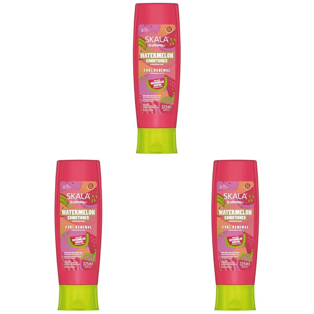 SKALA Fruitastic Watermelon Conditioner 10.99 fl oz | Curl-Defining & Hydrating, Vegan, Silicone-Free - main product image