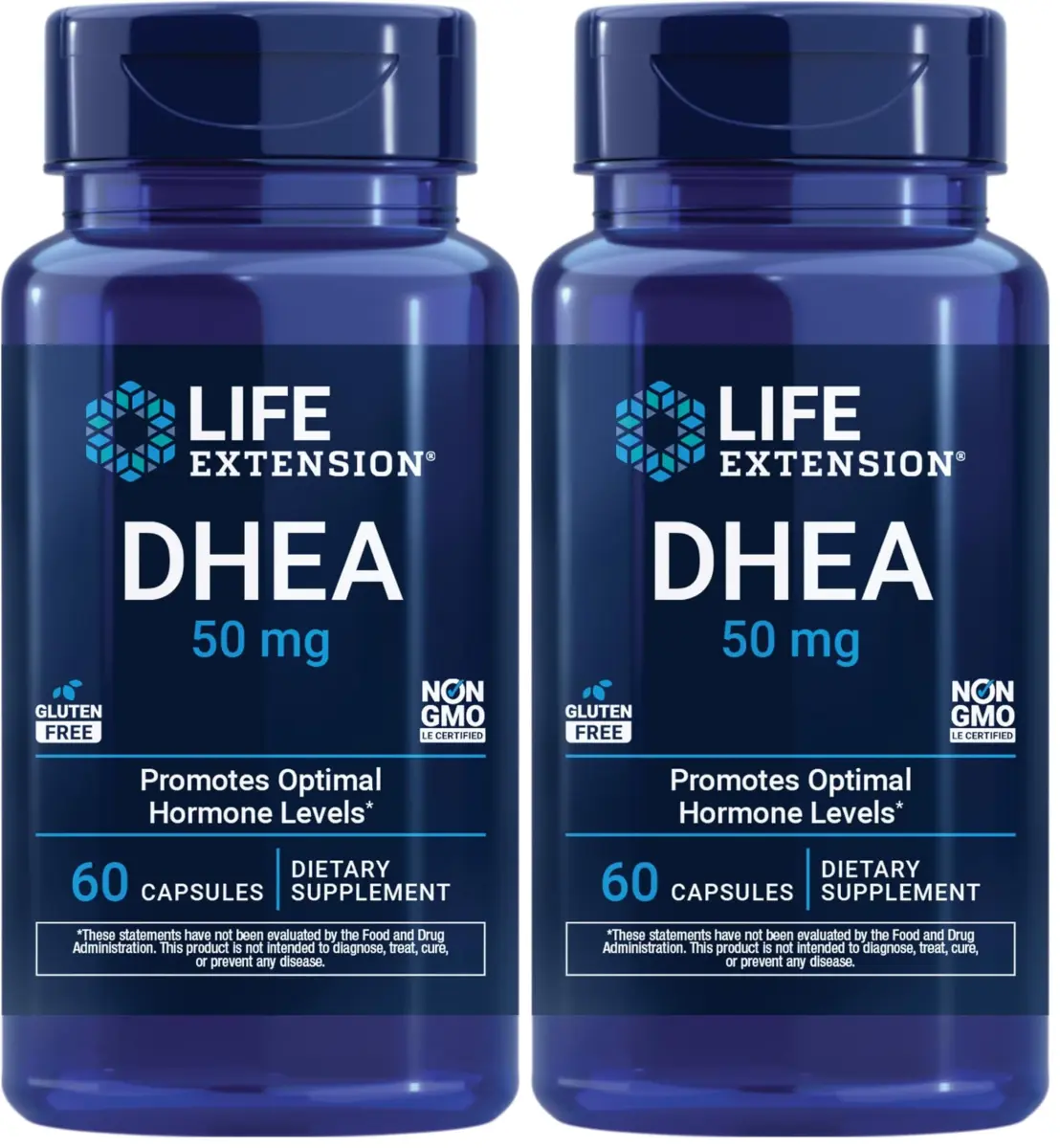 Life Extension DHEA 50 mg Capsules (120 Count) | Hormone Balance, Memory & Muscle Support - main product image