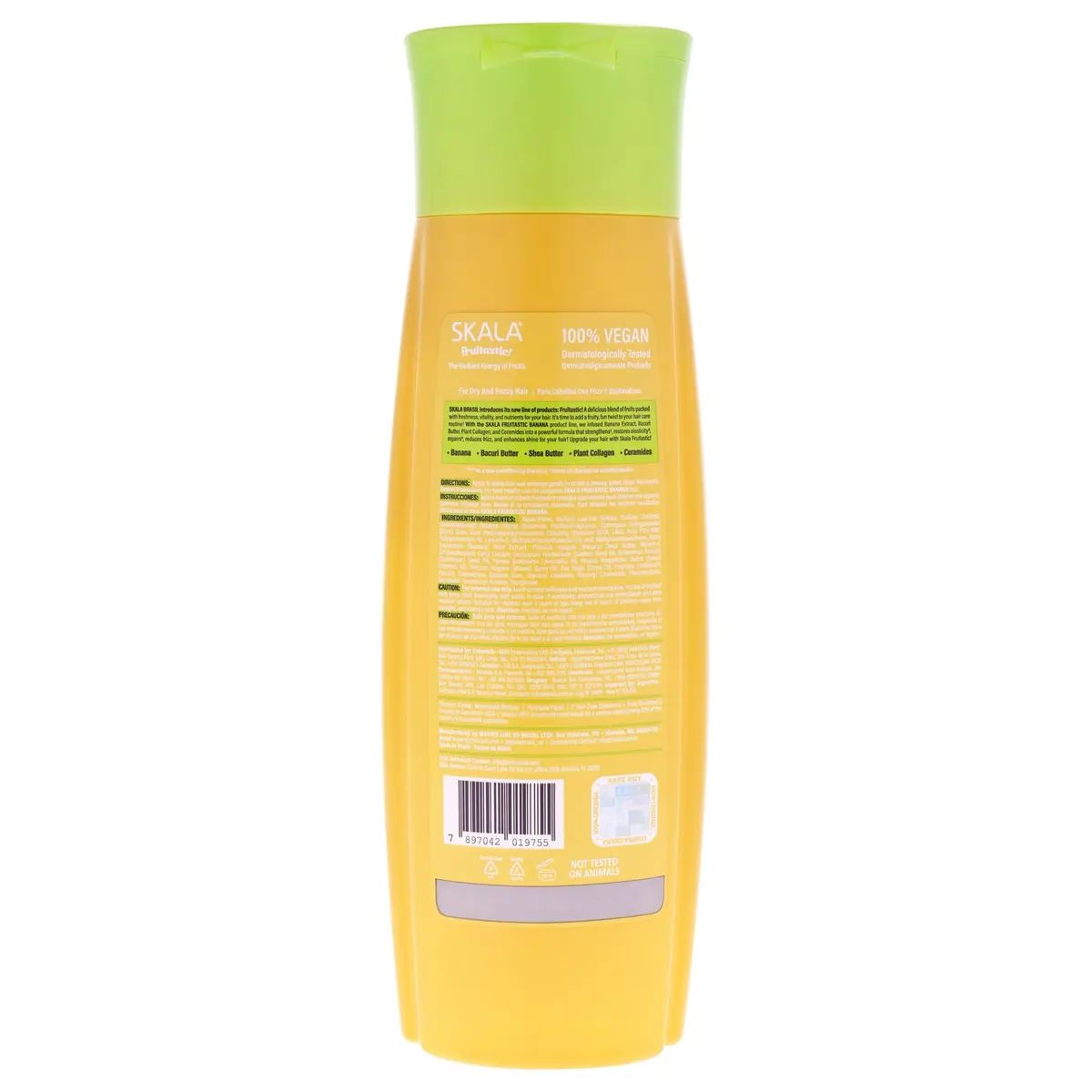 SKALA Banana Shampoo for Dry & Frizzy Hair | Vegan Hydration & Frizz Control, 325 mL - view 6