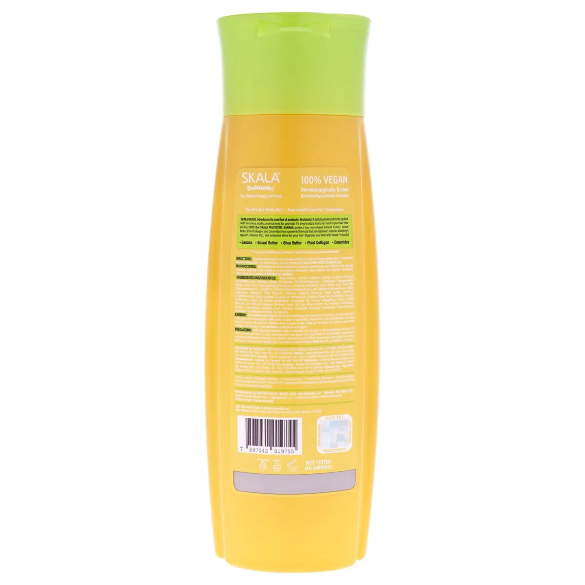 SKALA Banana Shampoo for Dry & Frizzy Hair | Vegan Hydration & Frizz Control, 325 mL - view 2