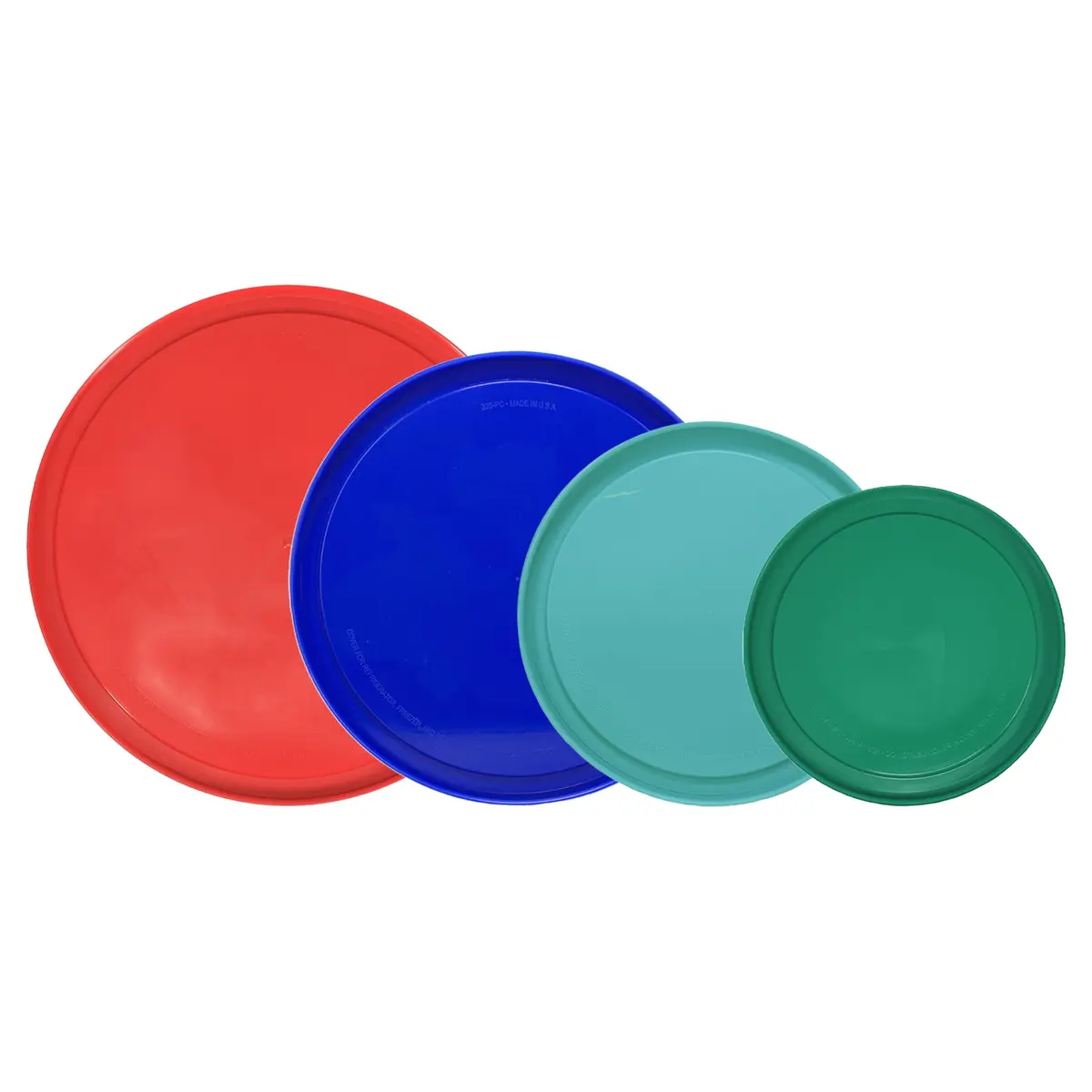 Pyrex Mixing Bowl Lids Set of 4 | Made in USA, BPA Free, Refrigerator & Microwave Safe - view 2