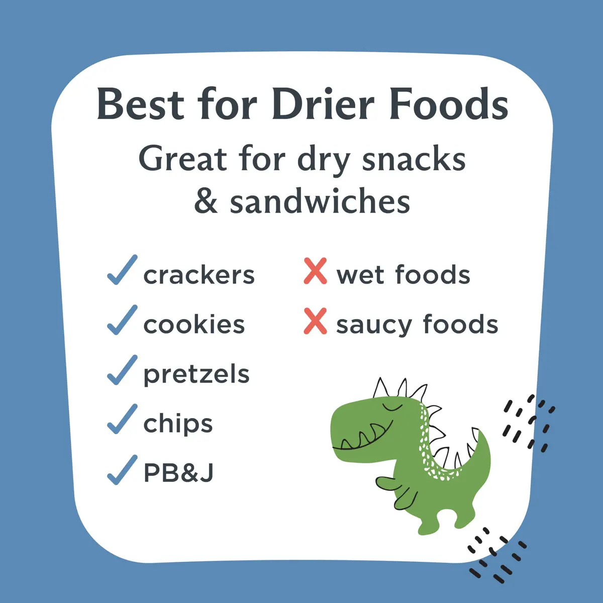 Stasher Recyclable Kraft Paper Sandwich Bags for Kids 50 ct Dino | Eco-Friendly, Reusable, Made in USA - view 4