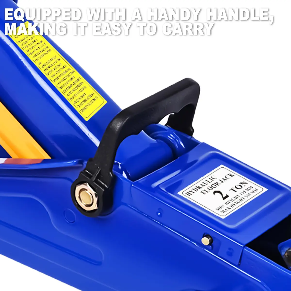 PONO Heavy Duty Low Profile Floor Jack 2 Ton 5.31''-13.2'' | Safe, Durable, Fits Low-Profile Vehicles - view 7
