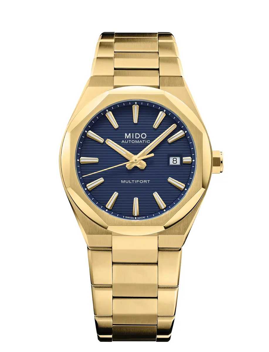 MIDO Multifort 8 One Crown Swiss Automatic Watch 40mm Gold Tone PVD Stainless Steel - main product image