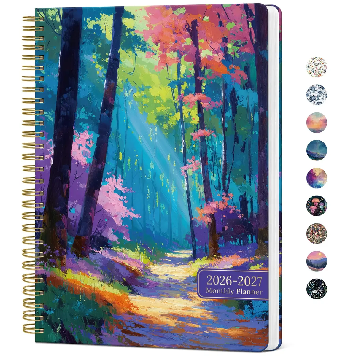 Taja Monthly Planner 2026-2027 18-Month Calendar 7" x 10" | Aesthetic Design for Students & Professionals - main product image