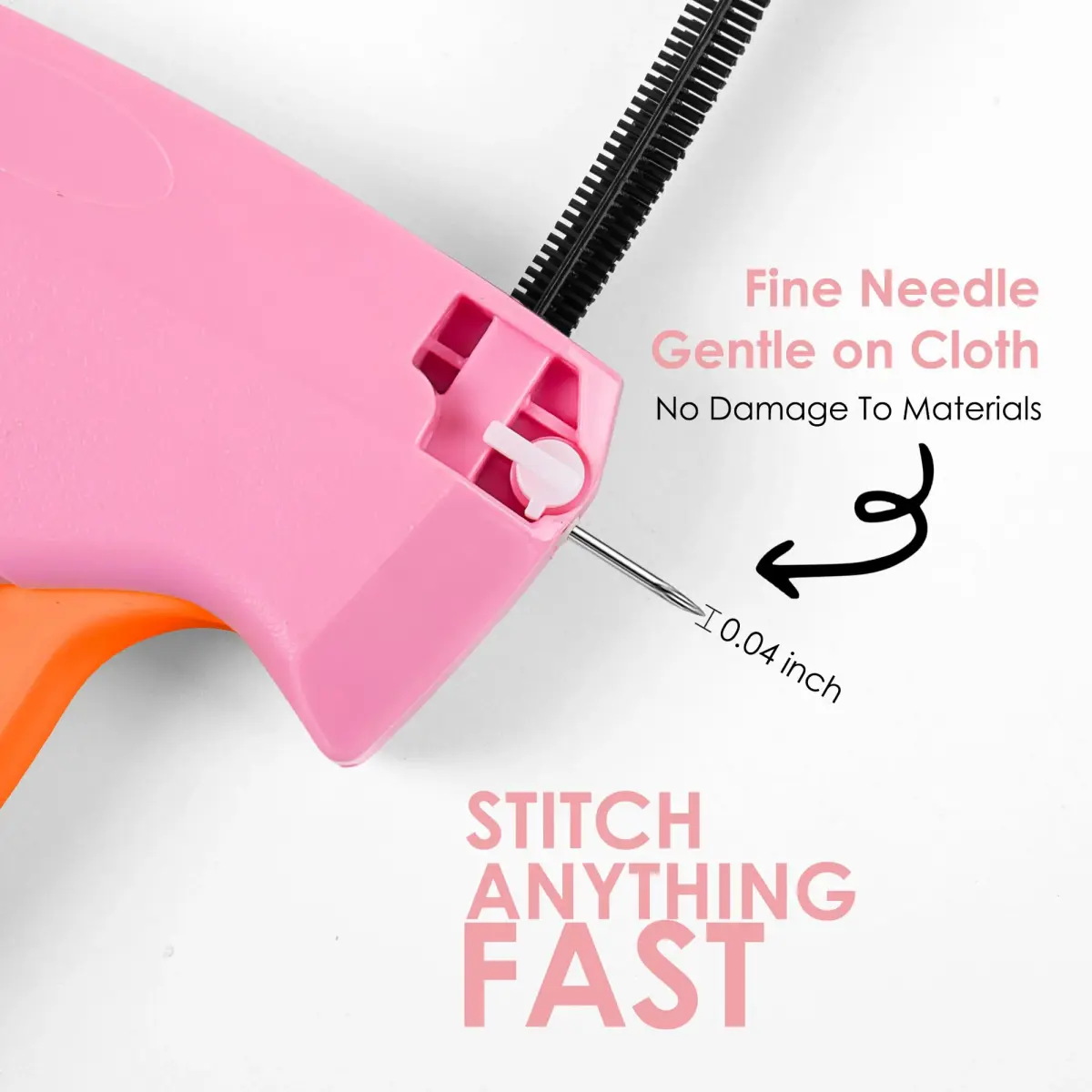 Scopck Handheld Stitch Gun for Clothes | 4000 Fasteners (12mm) | USA Import - view 3