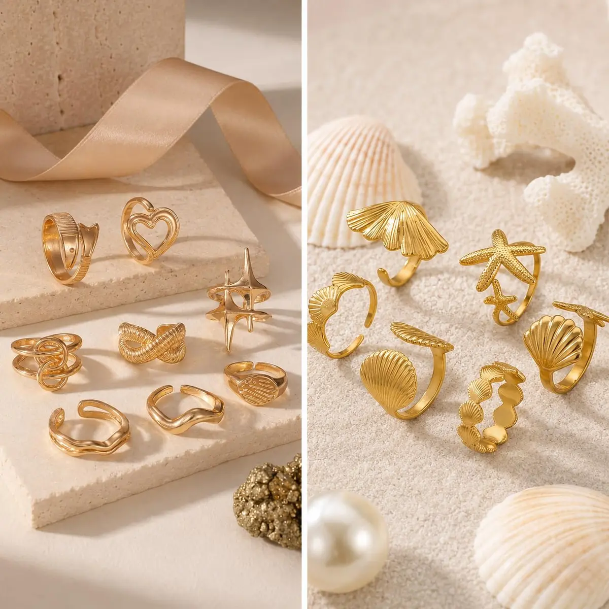 JYSO Mystery Jewelry Jar Bundle Gold Jewelry Set | 65+ Pieces - view 8