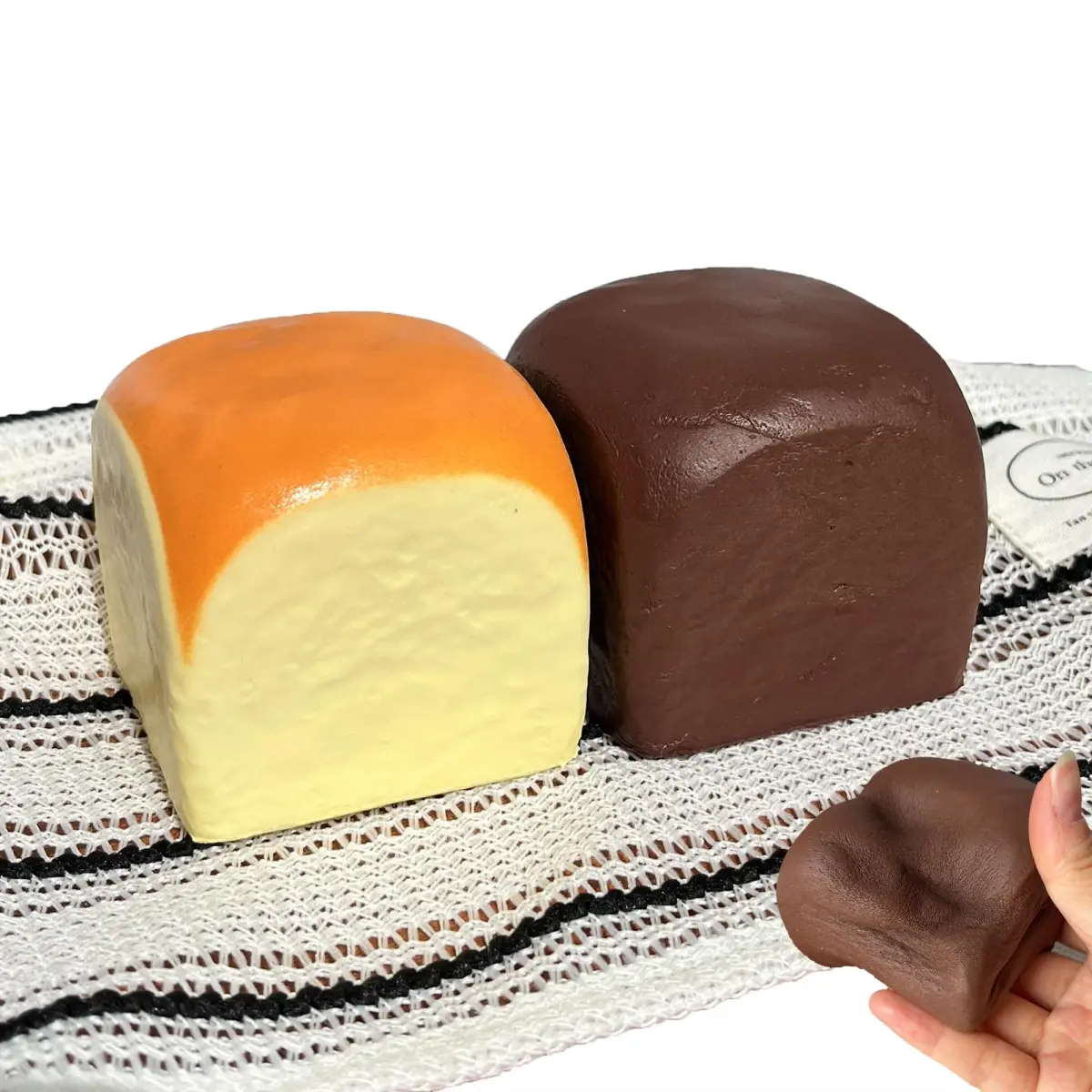 Generic Dumpling Stress Balls 2 Pack | Non-Toxic PU, Slow Rising, Vanilla Scented - main product image