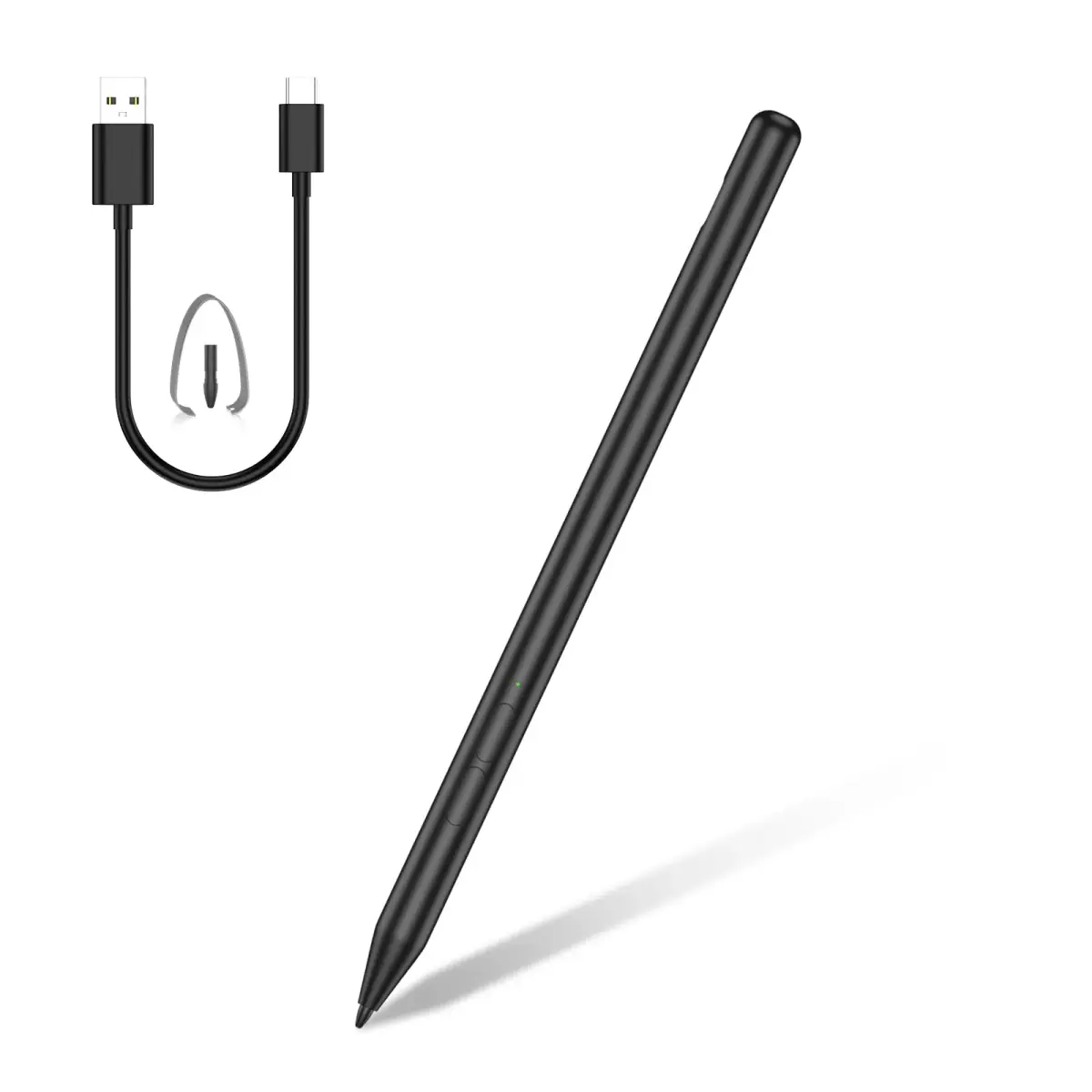 hacey Stylus Pen for Surface Pro 11/10/9/8/X, 4096 Pressure Sensitivity, USB-C Fast Charge | Compatible with Surface Devices & Kobo eReaders - main product image