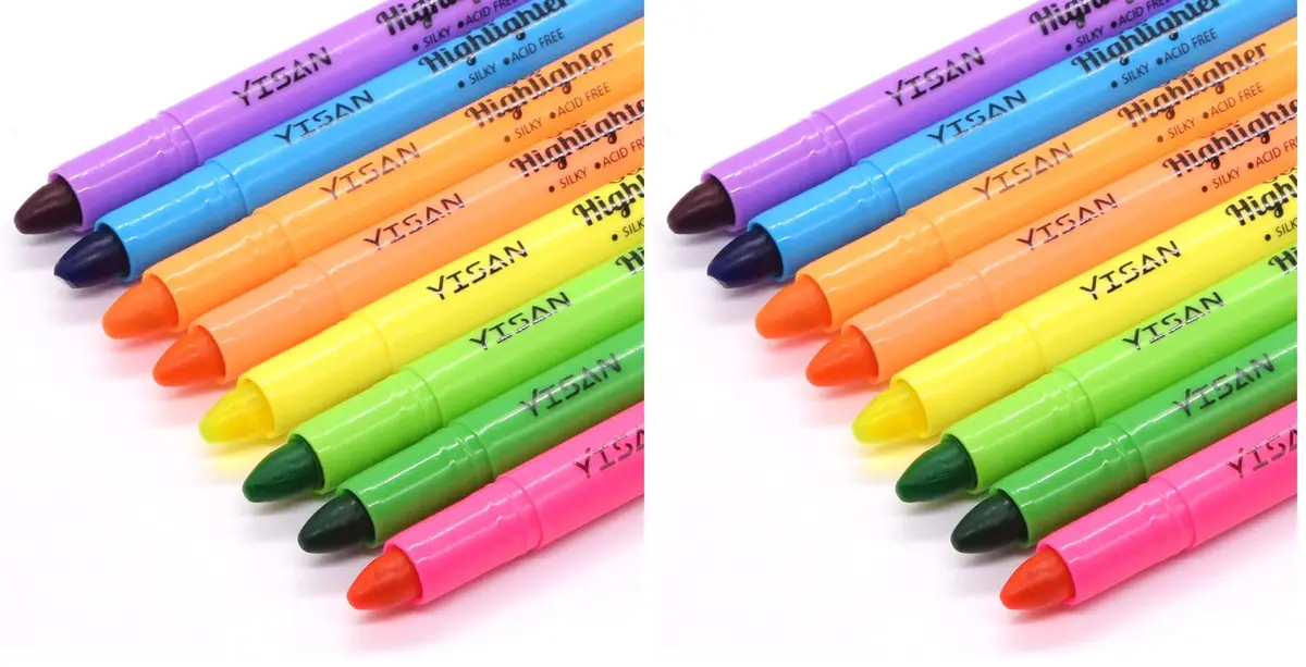 YISAN Bible Highlighters, 8 Assorted Colors (Pack of 16) | Gel, No Bleed, Stylish Colors - main product image