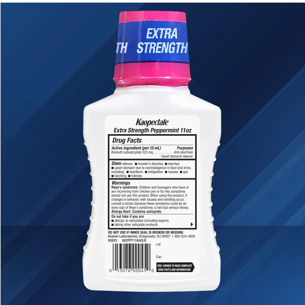 Kaopectate Extra Strength Diarrhea Relief Liquid 8oz (2 Pack) Peppermint Formula for Fast Digestive Support - view 9