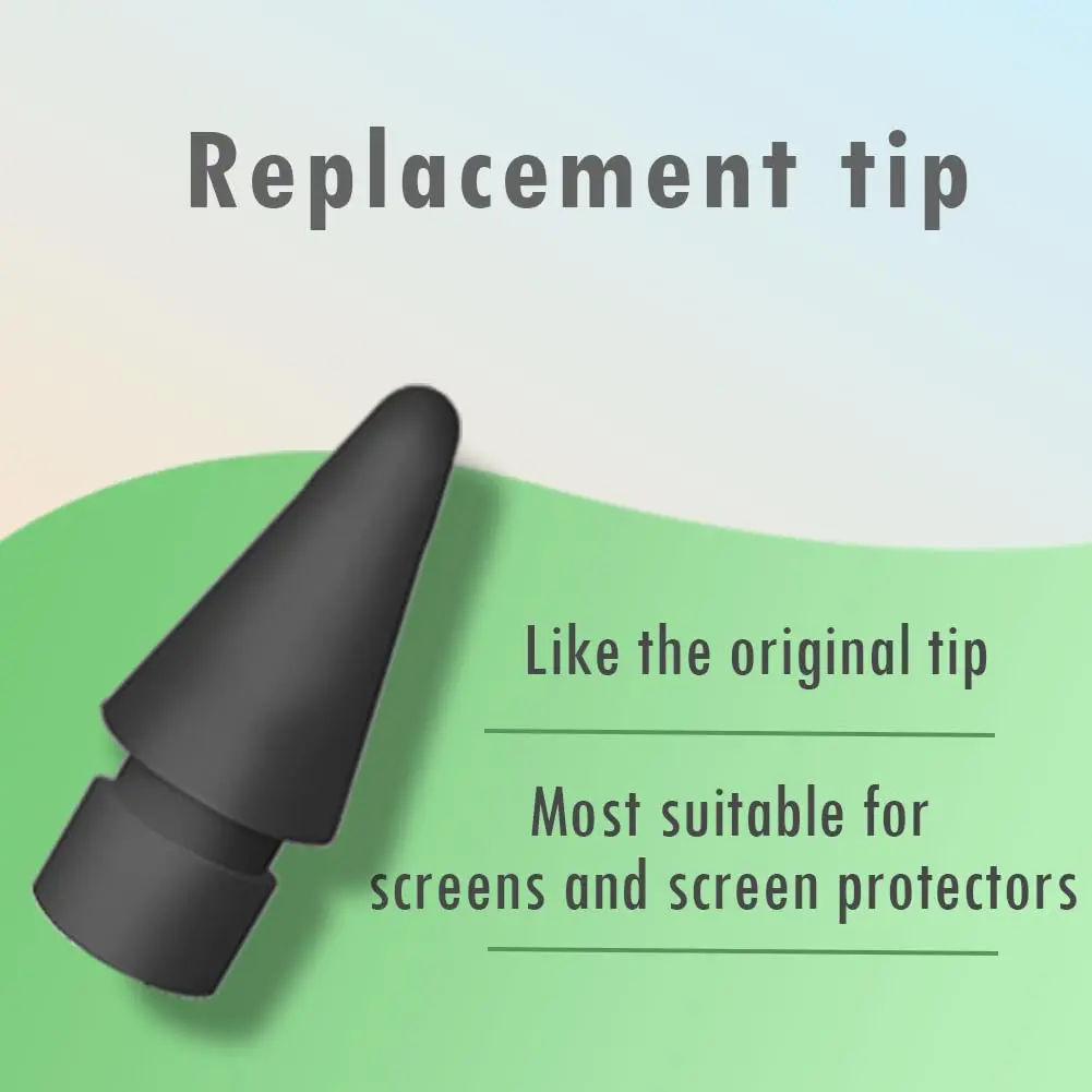 SIXFU Replacement Pencil Tips 4 PCS Black | Compatible with Apple Pencil Pro, USB-C, 1st/2nd Gen - view 5