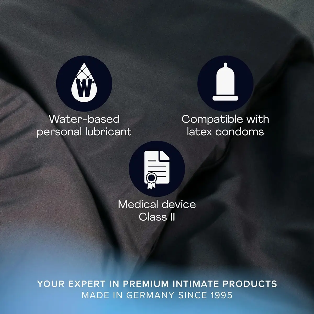 pjur Aqua Water-Based Personal Lubricant 8.4 Fl Oz | Oil-Free, Latex Safe, Dermatologically Tested - view 2