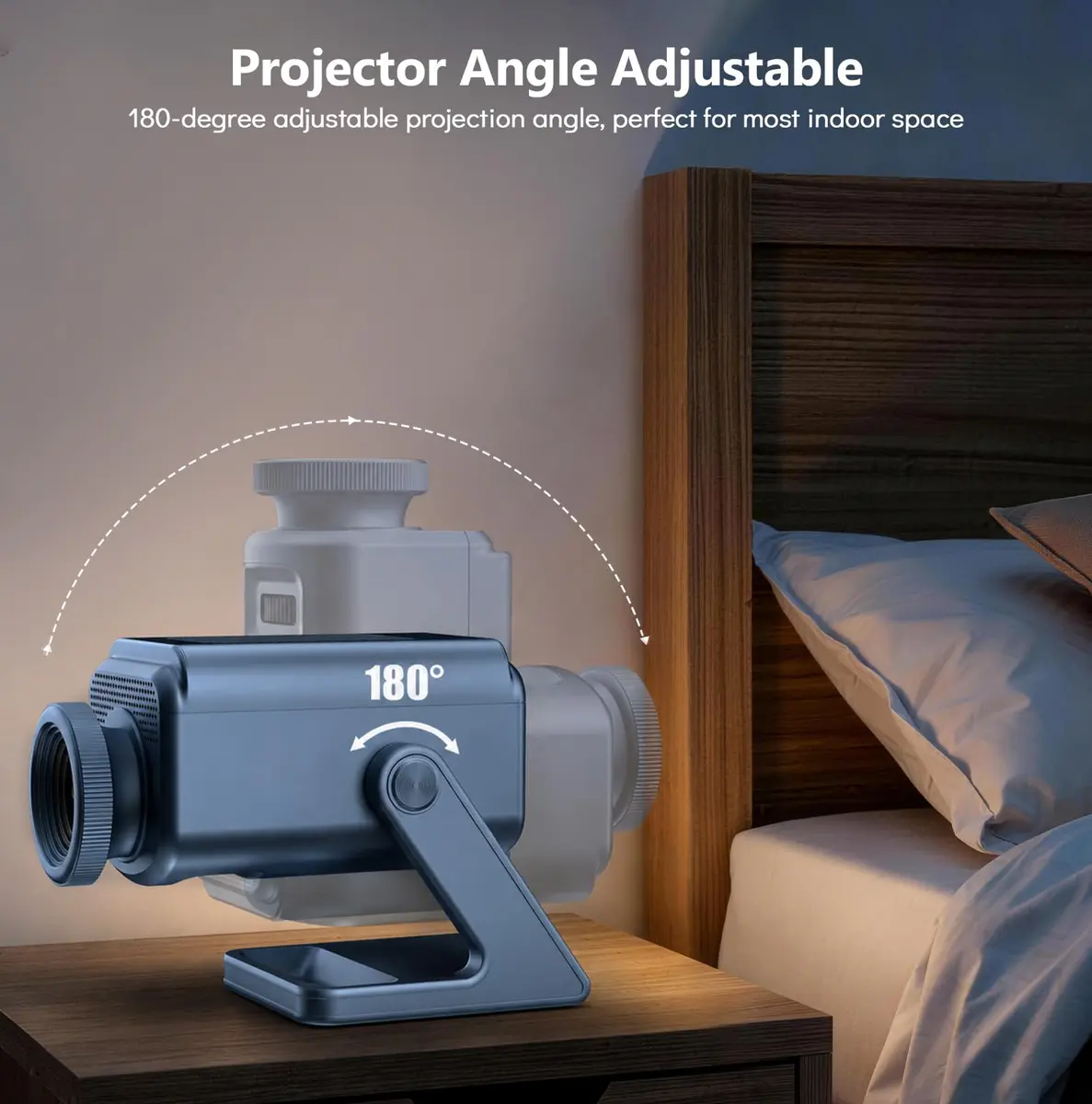 Rossetta 3D Projector with 60 Scenes | Galaxy Star Projector for Room Decor - view 7