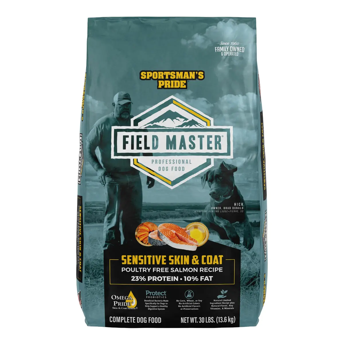 Sportsman's Pride Salmon Sensitive Skin & Coat Dog Food 30 lb | Poultry-Free Formula for Skin & Coat Sensitivities - main product image
