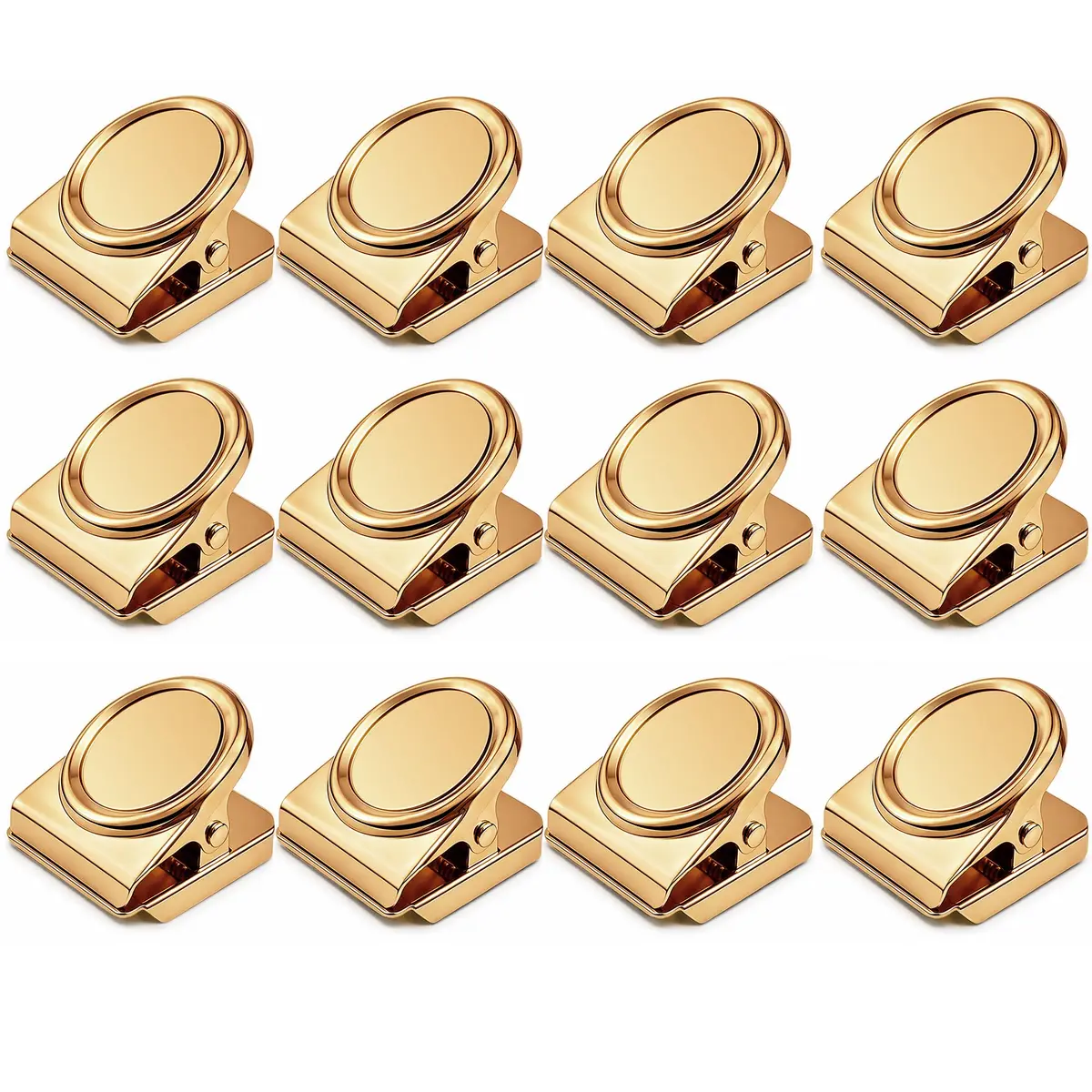 Thimmamma Magnetic Clips 1.5 inch | Heavy Duty Metal Magnet Clips for Whiteboard & Fridge - main product image