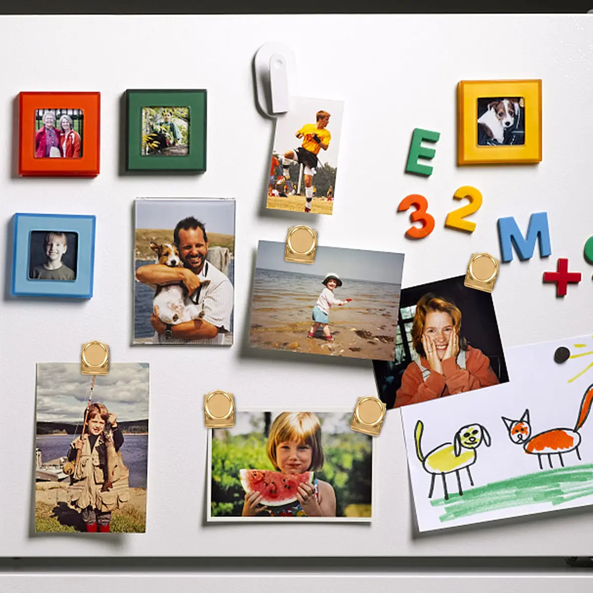 Thimmamma Magnetic Clips 1.5 inch | Heavy Duty Metal Magnet Clips for Whiteboard & Fridge - view 6