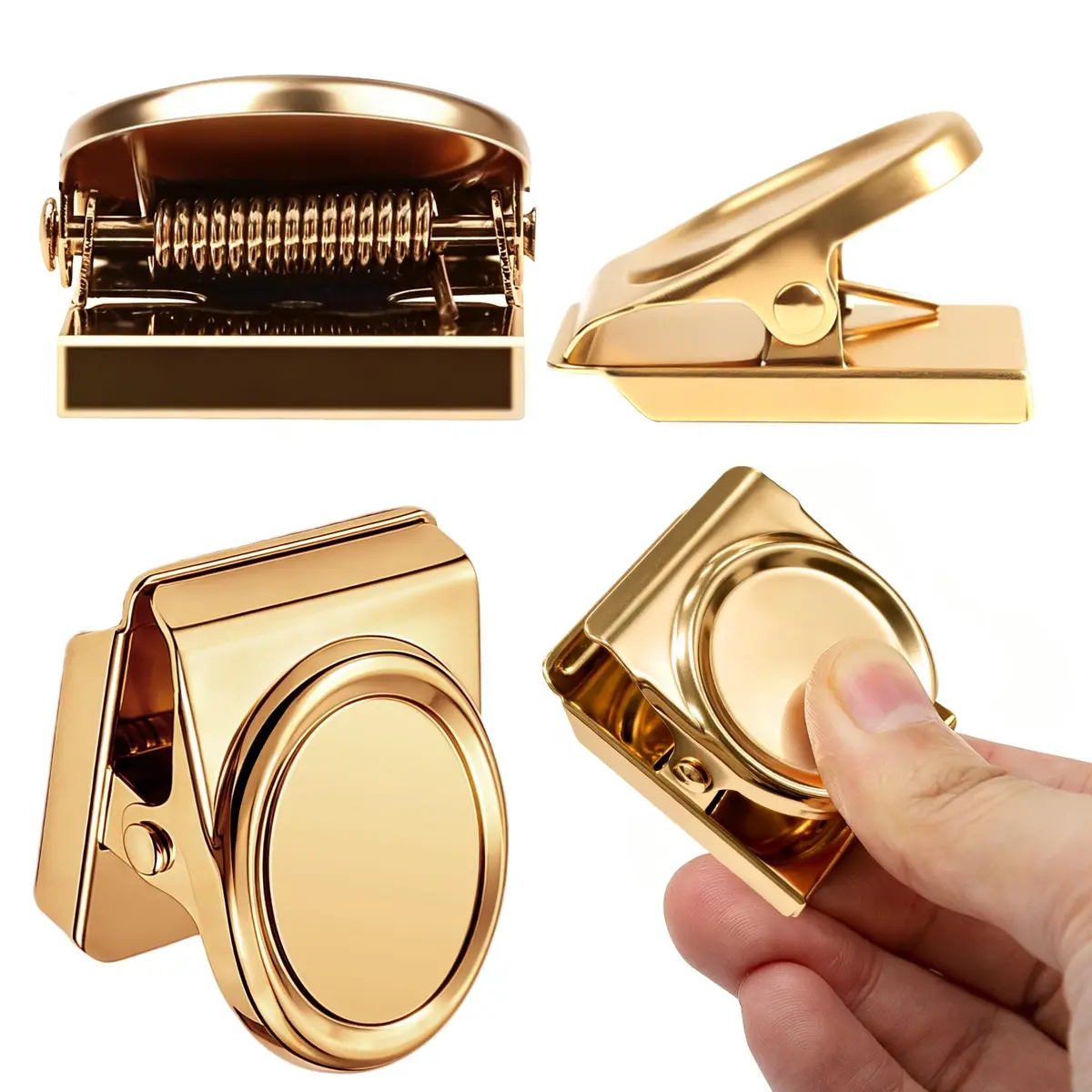 Thimmamma Magnetic Clips 1.5 inch | Heavy Duty Metal Magnet Clips for Whiteboard & Fridge - view 4