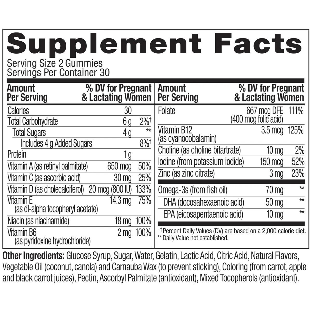 OLLY Prenatal Multivitamin Gummy Daily Blend for Mommy & Baby 720 Count (Pack of 12) | Supports Cellular Energy & Baby's Development - view 8