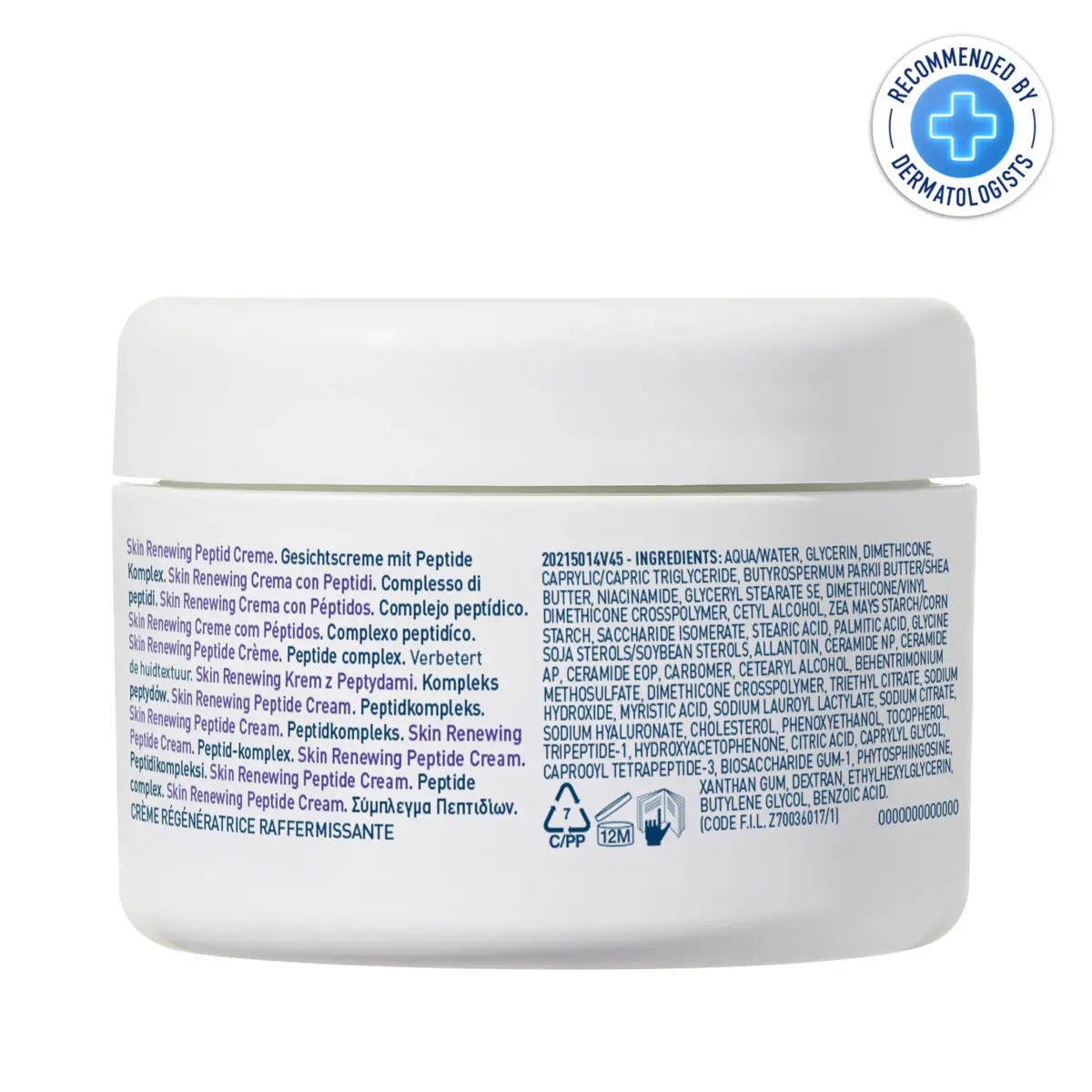 CeraVe Skin Renewing Night Cream 50ml (1.7 Fl Oz) | Peptide Complex, Hyaluronic Acid, Ceramides - view 3