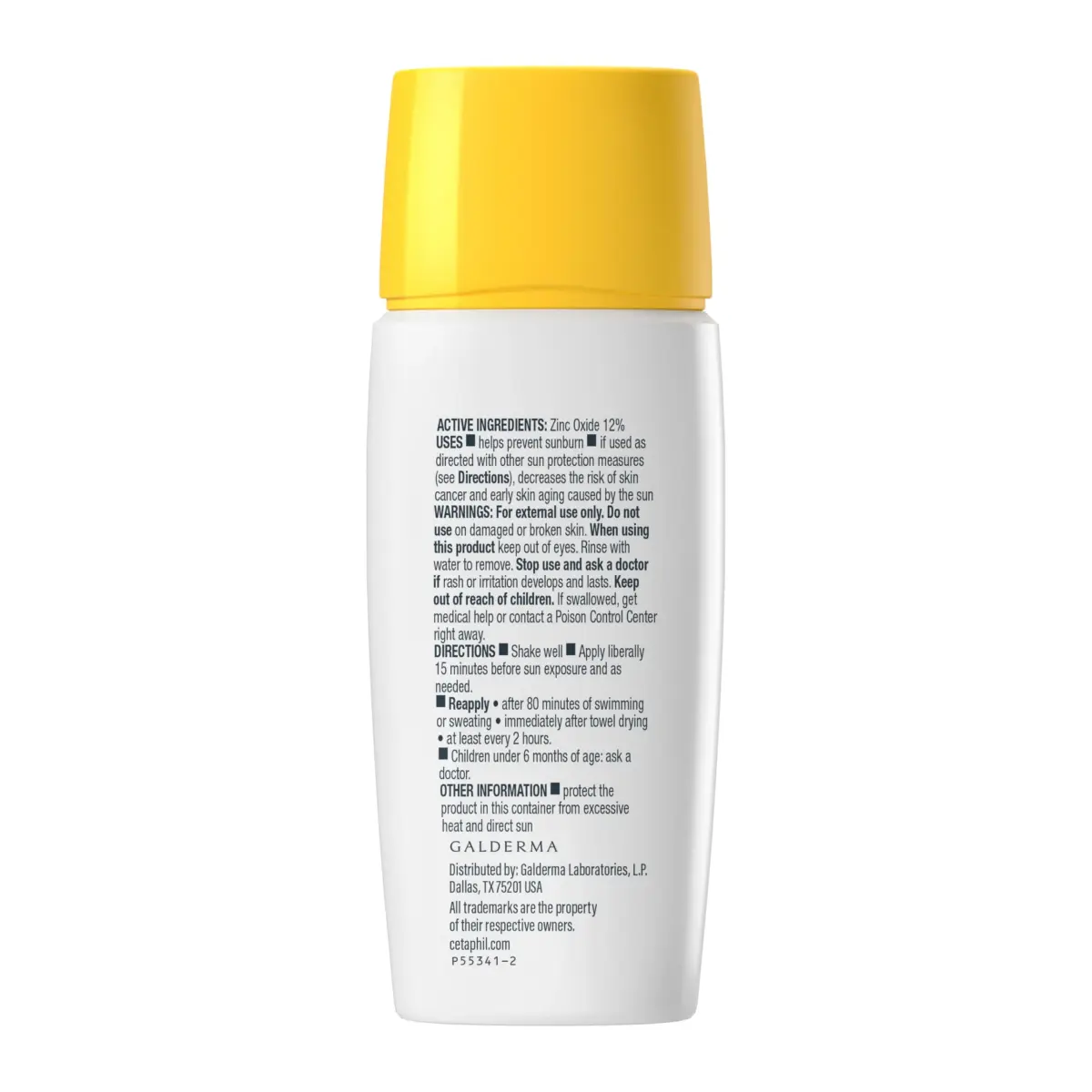Cetaphil Sheer Mineral Face Liquid Sunscreen SPF 50 102ml (3.4 Fl Oz) | Broad Spectrum UVA/UVB Protection for Sensitive Skin - view 8