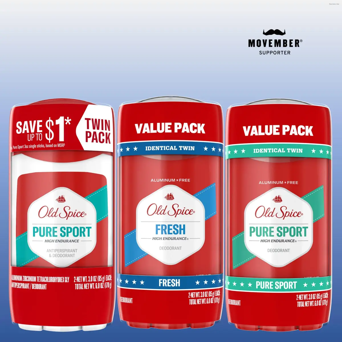 Old Spice High Endurance Aluminum Free Deodorant for Men, Fresh Scent, 3.0 oz (Pack of 12) | 24/7 Odor Protection - view 2