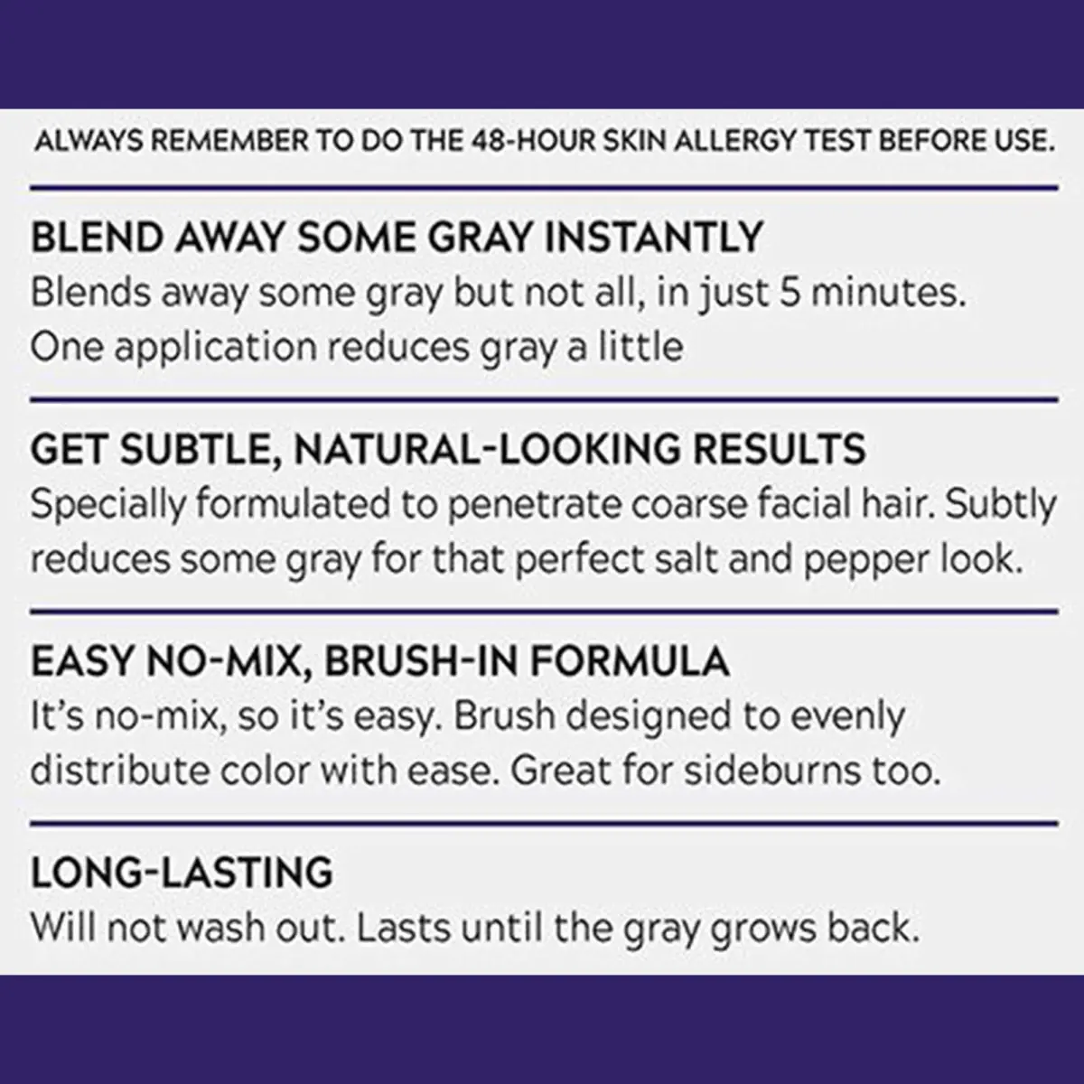 Just For Men Touch of Gray Mustache & Beard Coloring B-25/35 Light-Medium Brown Pack of 12 | Subtle Salt & Pepper Look - view 4