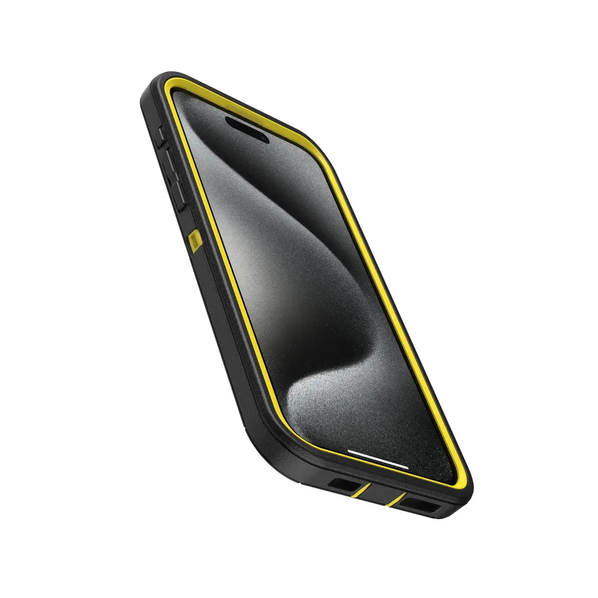 OtterBox Defender Series Case iPhone 15 Pro Max Night (Black & Yellow) | Rugged & Screenless - view 4