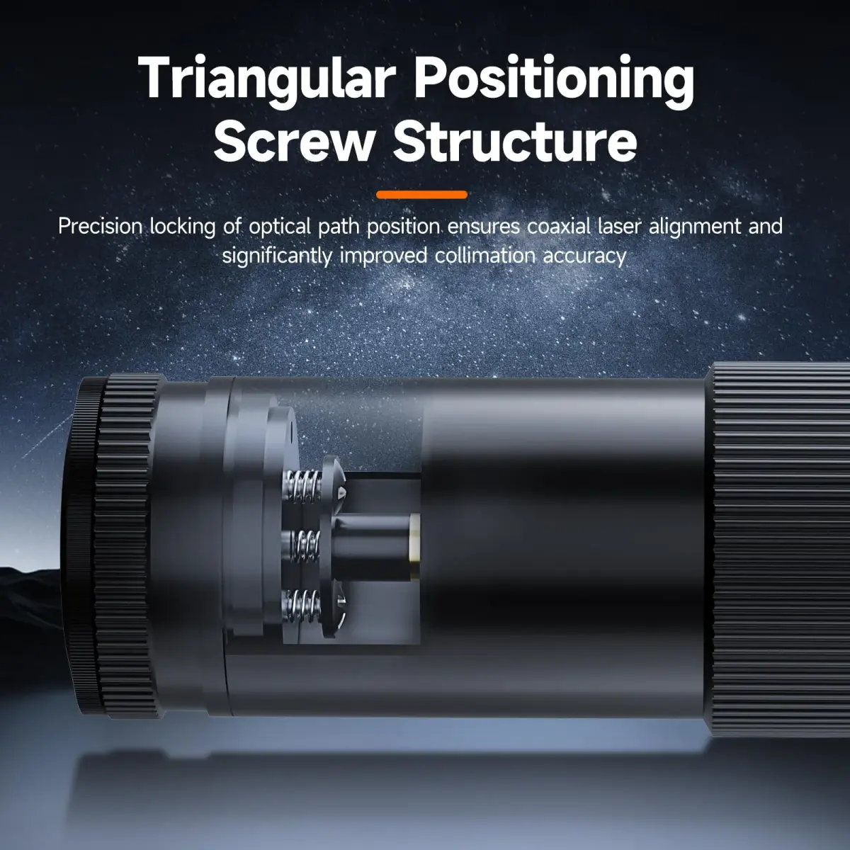 SVBONY SV121 Red Laser Collimator for Telescopes 1.25 Inch | Upgraded Triangular Screw Design & 3-Level Brightness Adjustment - view 2