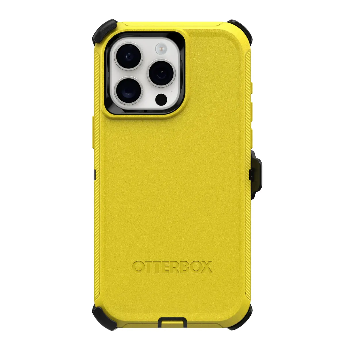 OtterBox Defender Series Case - Night Reverse (Yellow & Black) for iPhone 15 Pro Max | Rugged & Screenless - view 5