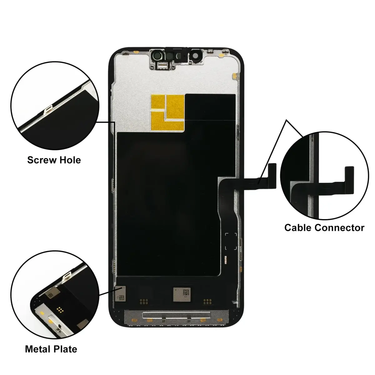 LL TRADER 6.1" FHD LCD Display Screen Replacement for iPhone 13 Pro with Repair Kit - view 3