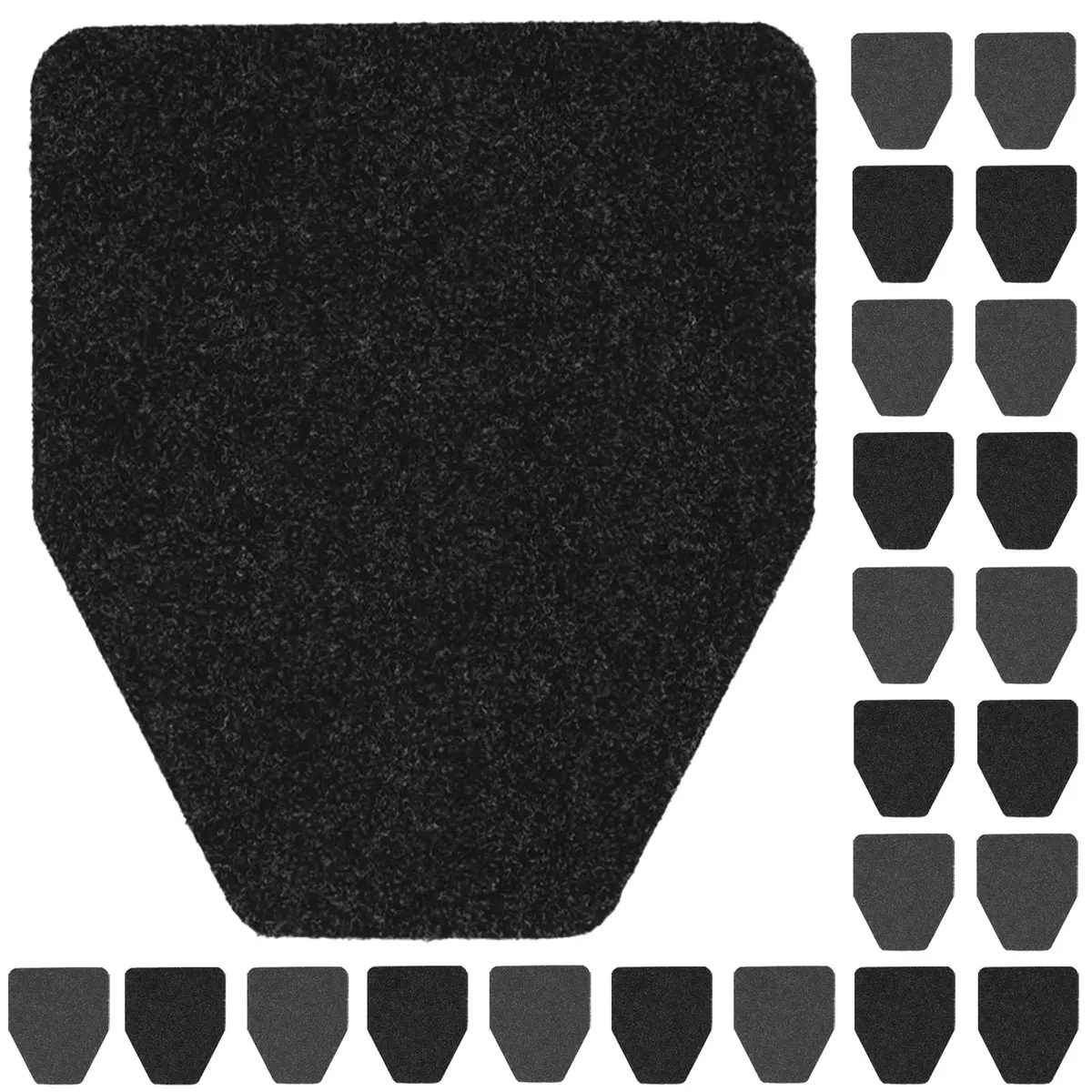 CHONOVO 24 Pack Urinal Mats 44cm x 52cm (17.7" x 20.5") | Non-Slip Absorbent Floor Protection for Commercial Restrooms - main product image
