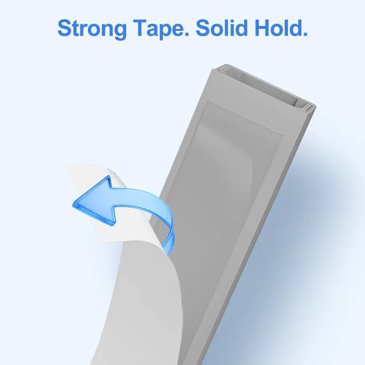 Yecaye Grey Cord Hider Kit 113in - Conceals 2 Small Wires for Home & Office - view 3