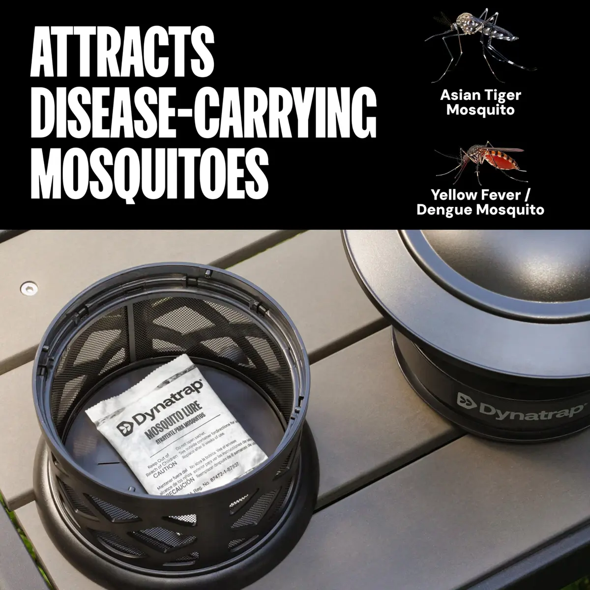 DynaTrap Mosquito Lure Sachet Pack of 2 | Lasts 60 Days, Effective Mosquito Attraction - view 5