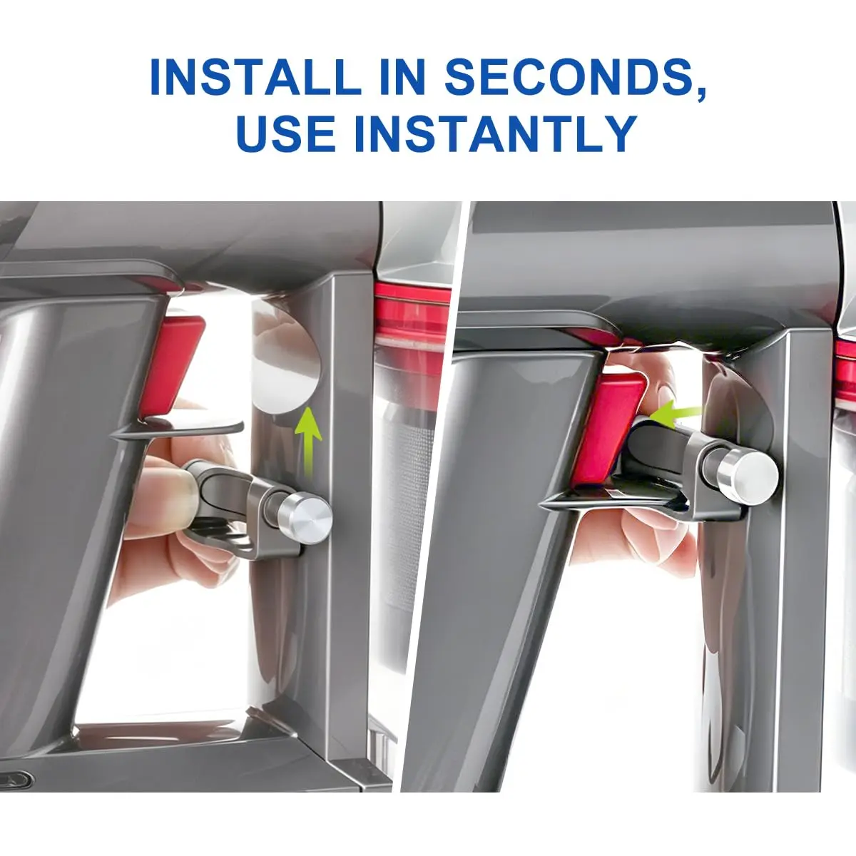 LANMU Trigger Lock for Dyson V15 V11 V10 V8 V7 V6 Cordless Vacuums | Hands-Free Operation, Finger Pain Relief (Grey) - view 5