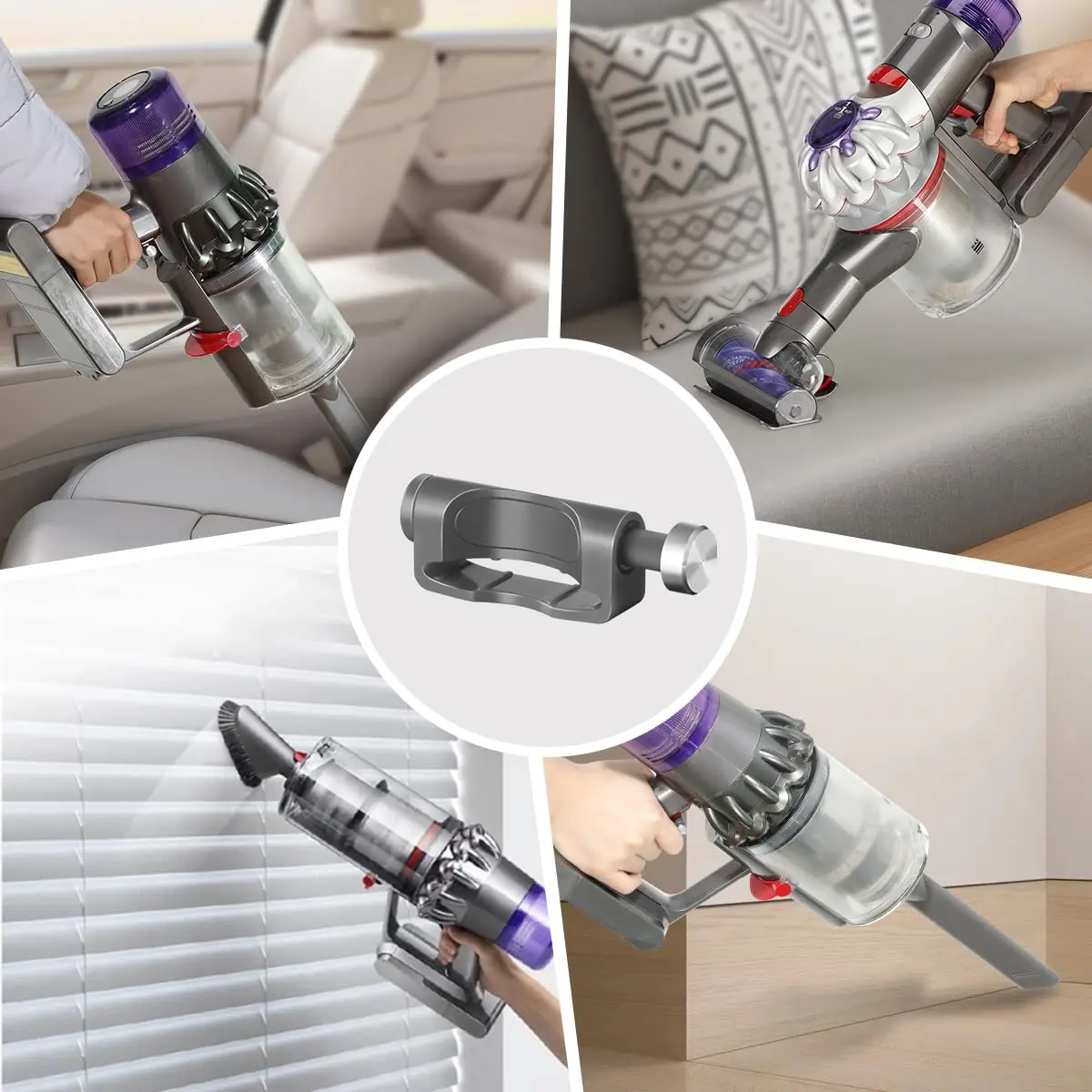 LANMU Trigger Lock for Dyson V15 V11 V10 V8 V7 V6 Cordless Vacuums | Hands-Free Operation, Finger Pain Relief (Grey) - view 6