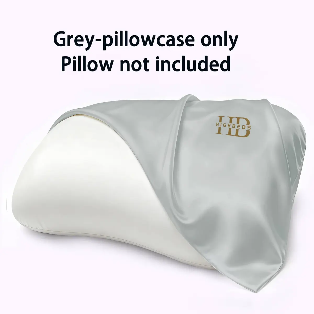 HighBeds Cervical Neck Pillow - Side Sleeper Pillow for Neck Pain Relief, Soft Ergonomic Memory Foam, Ice Silk Zipperless Pillowcase, Eco-Friendly Material - view 2