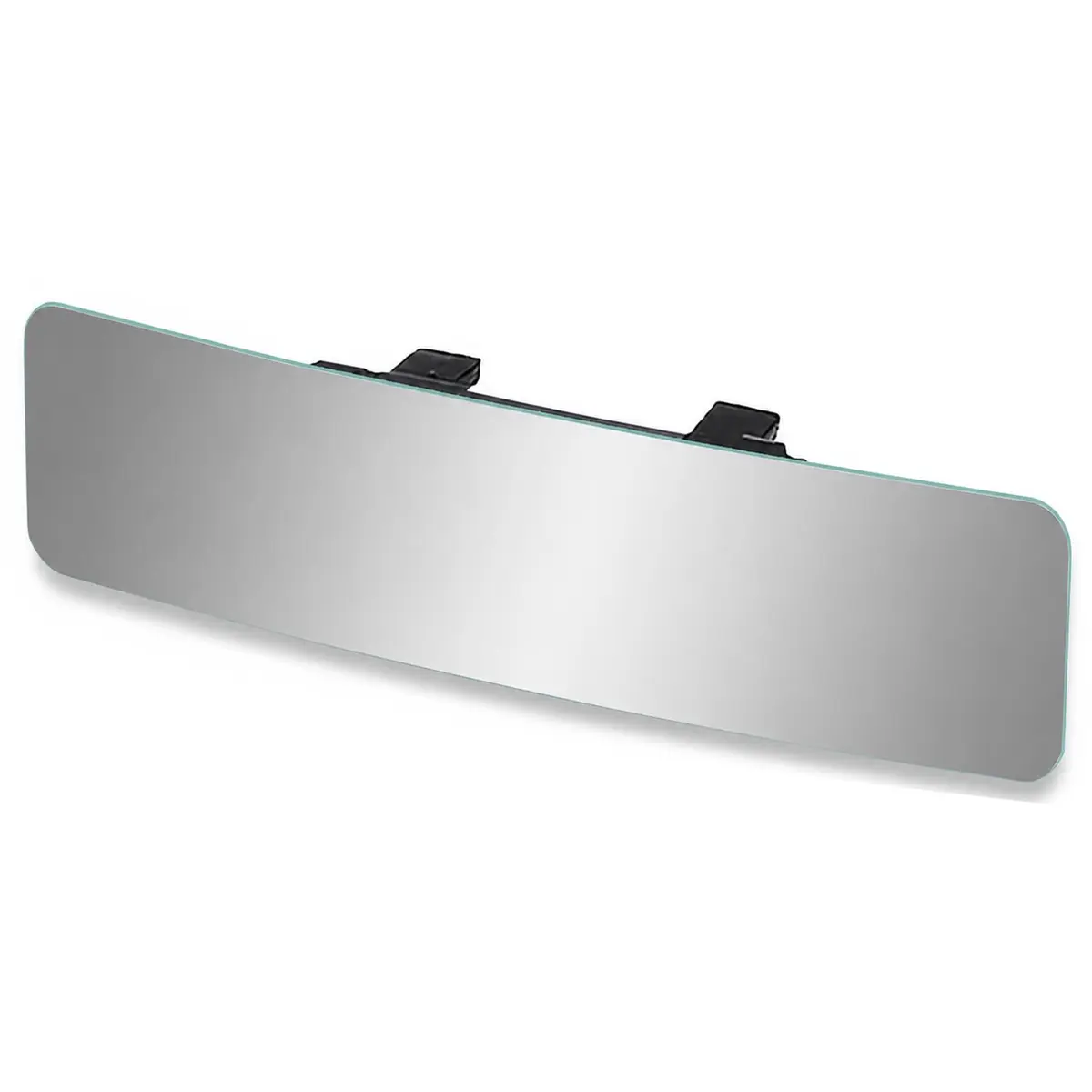 SkycropHD Anti Glare Wide Angle Car Rearview Mirror, 12'' | Frameless, Gray, Convex, Universal Fit - main product image