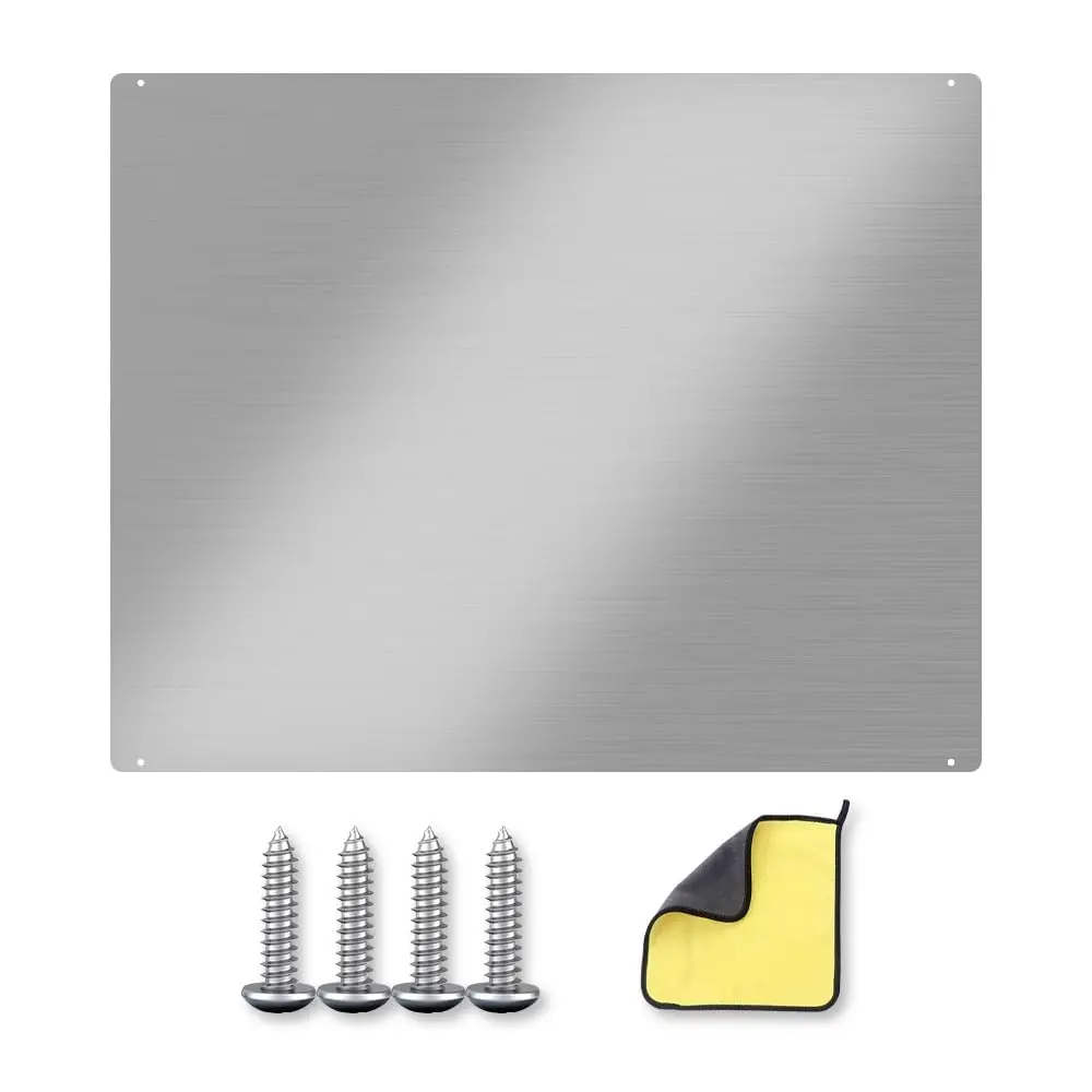 VENFAN 36"x24" Stainless Steel Backsplash | Grease Resistant Wall Panel for Kitchen - main product image