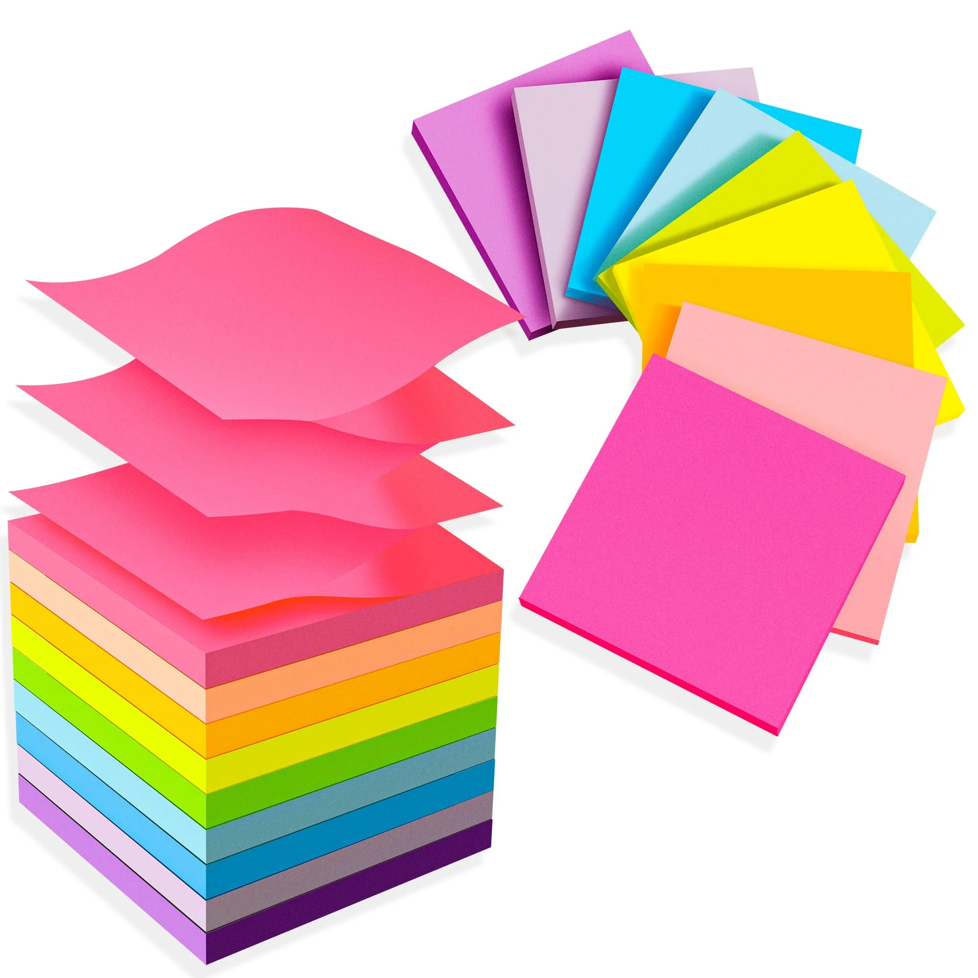 TKTB Fortune Sticky Notes Bulk Pack | Value Pack for Students & Professionals - main product image