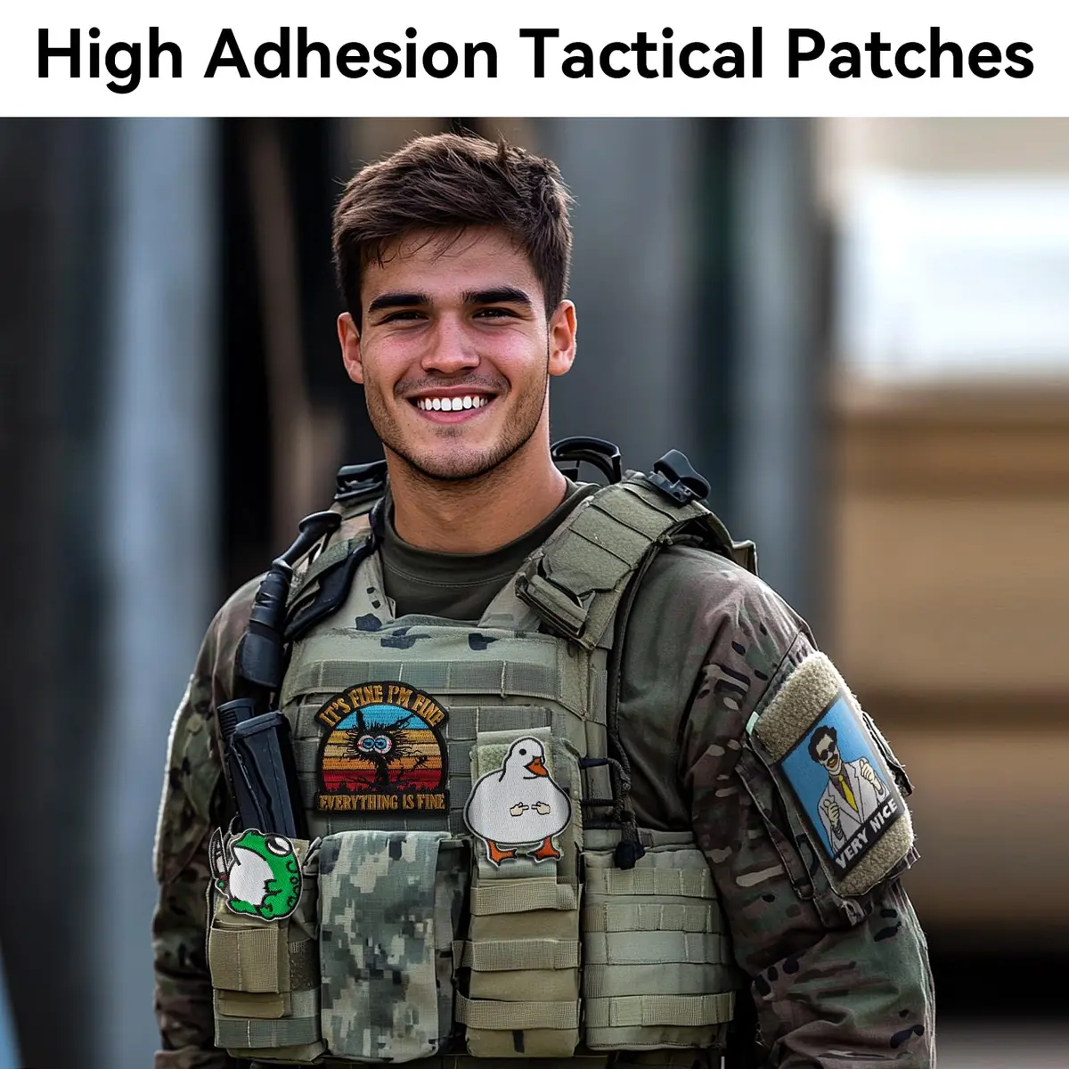 Harsgs Funny Tactical Morale Patches Pack 20pcs (2-3 inch) - view 4