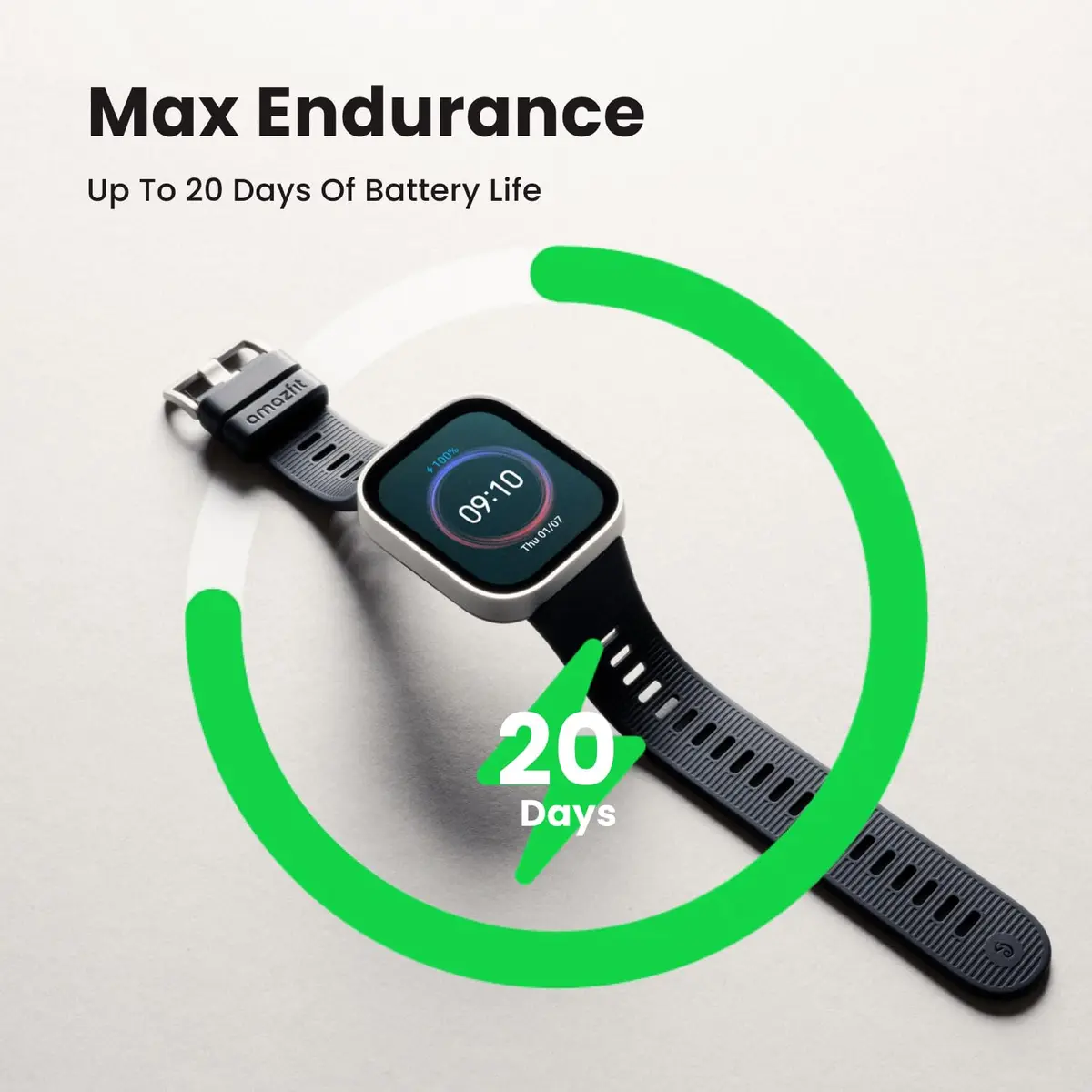 Amazfit Bip Max Smart Watch 2.07" AMOLED Display GPS iOS/Android | 20-Day Battery - view 3