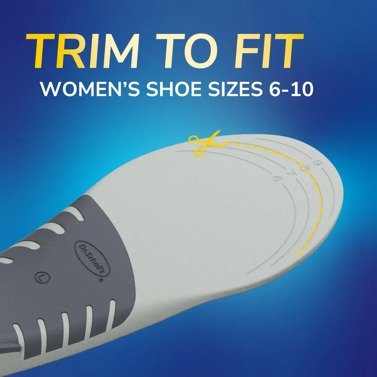 Dr. Scholl's Women's Size 6-10 Stabilizing Support Insoles | 12-Pack Gray - view 8