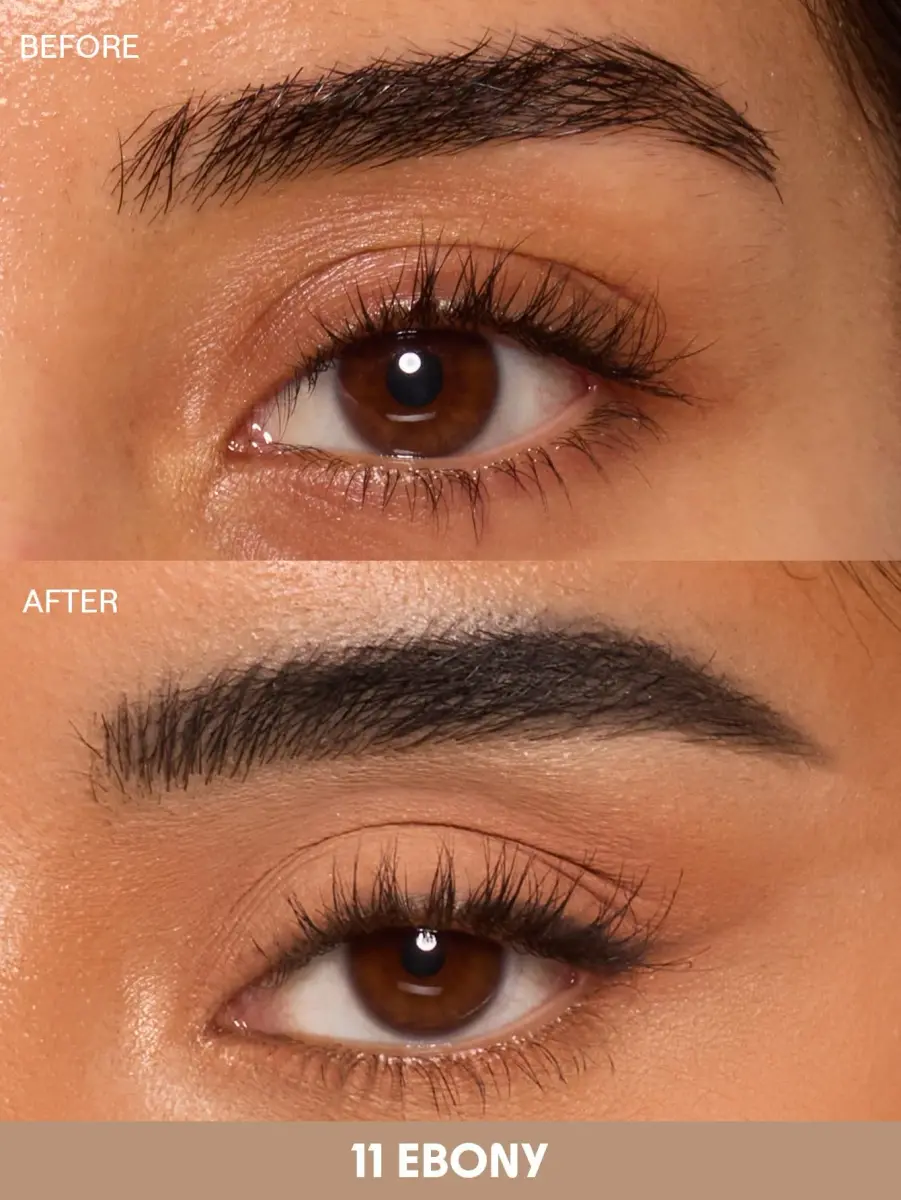 SHEGLAM Dual-Sided Eyebrow Pencil 11 Ebony | Waterproof Matte Cream & Liquid Pen - view 2