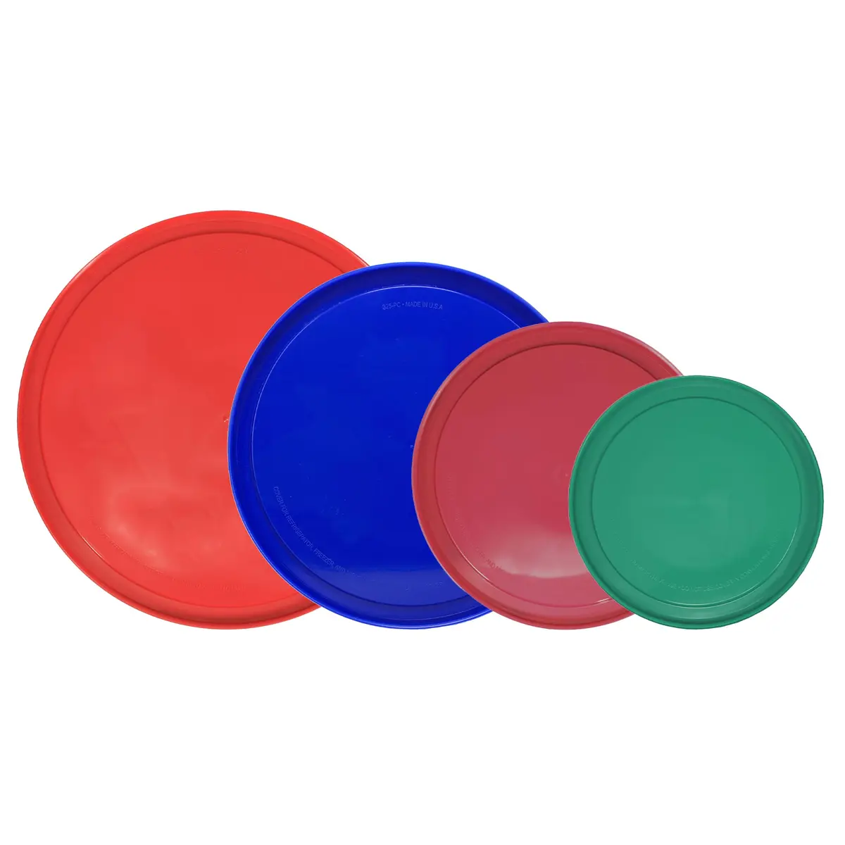Pyrex 322-PC 323-PC 325-PC 326-PC Replacement Bowl Lids Set - 1qt, 1.5qt, 2.5qt, 4qt (4-Piece Set) - view 2