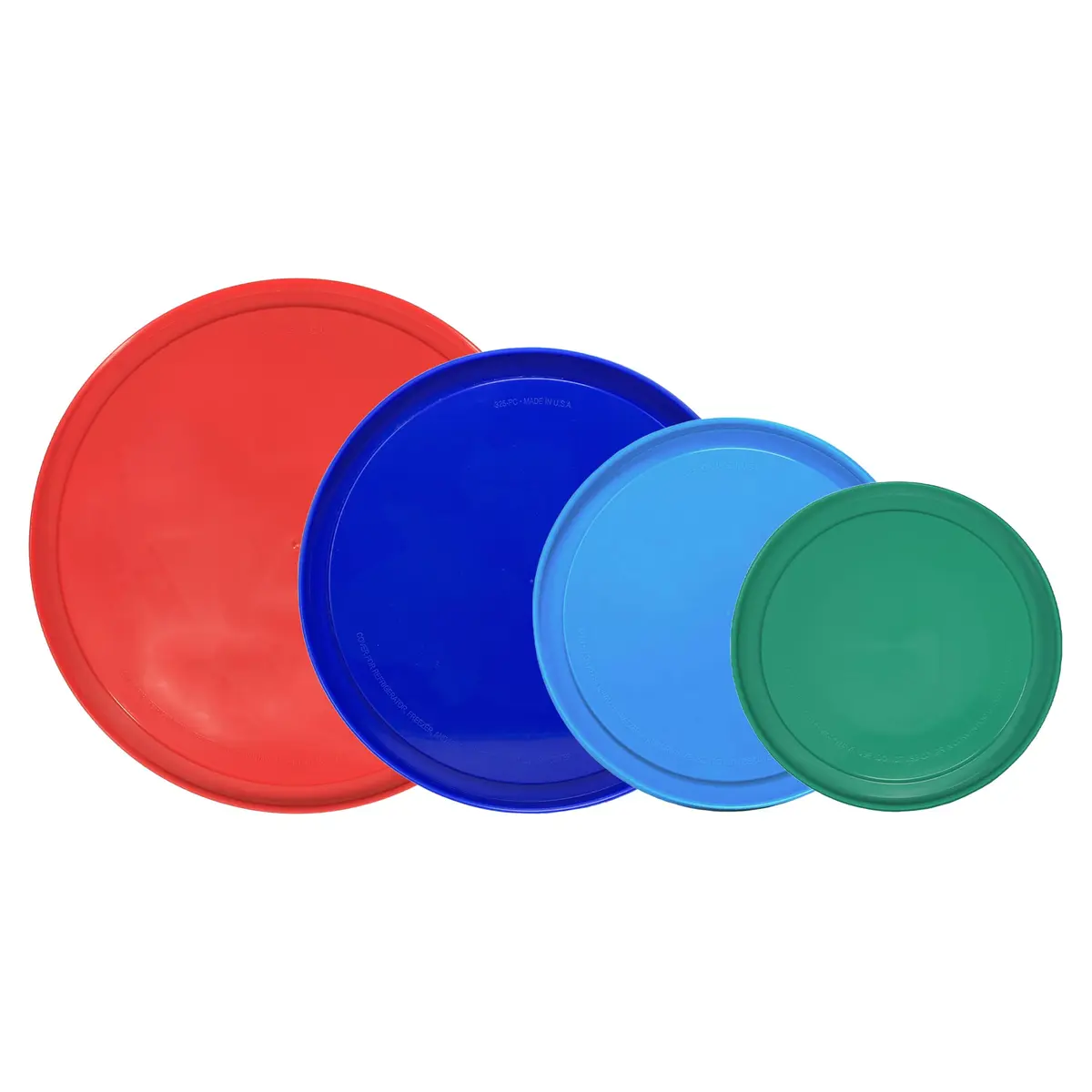 Pyrex Replacement Bowl Lids Set - Made in USA | Fits 1-4 Qt Glass Bowls, BPA-Free, Dishwasher Safe - view 2