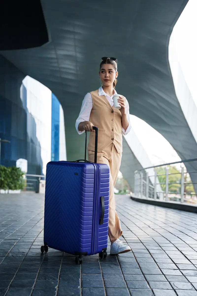 TRIPS RIDGELINE 28-Inch Lightweight Durable Hardside Suitcase | 8-Wheel Spinner, Granite - view 4