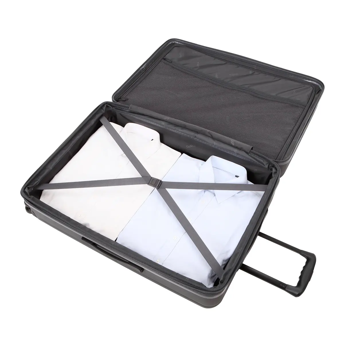 TRIPS AXIS 28-Inch Lightweight Durable Hardside Suitcase Asphalt | 8-Wheel Spinner Luggage - view 6