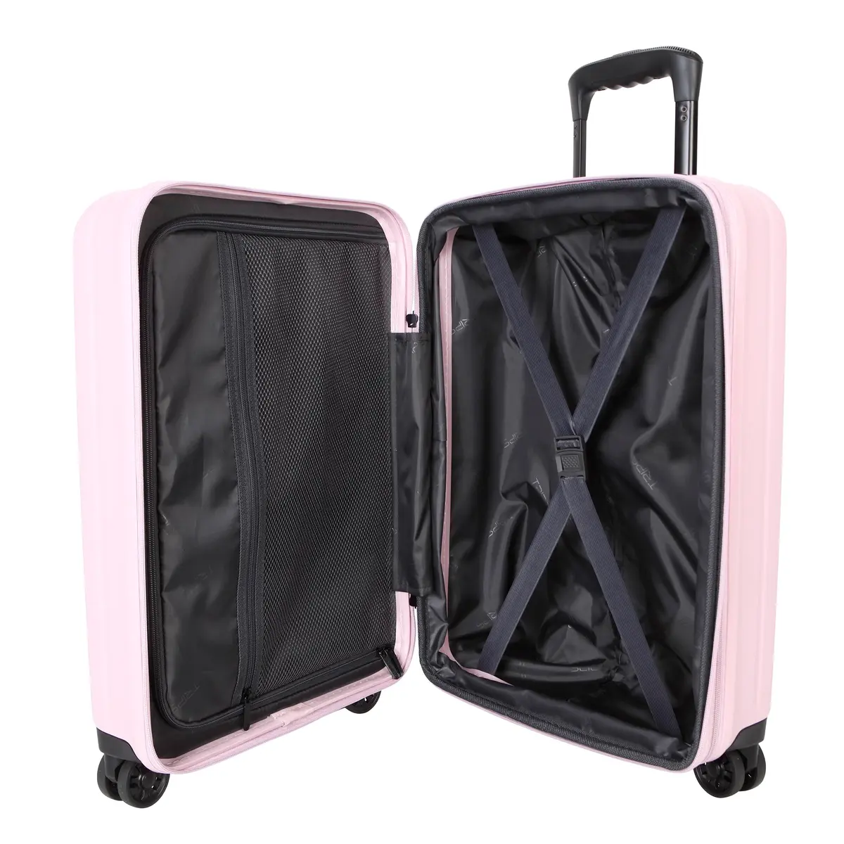 TRIPS AXIS 20-Inch Carry-On Lightweight Durable Hardside 8-Wheel Spinner Cabin Size Luggage, Lilac - view 3