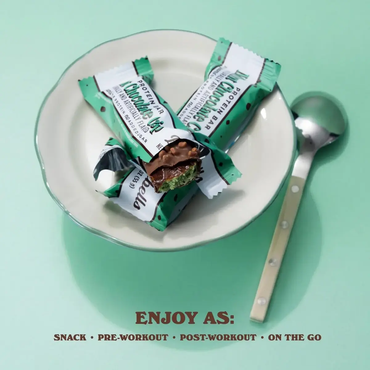 Barebells Mint Chocolate Crisp Protein Bar 20g Protein 55g (Pack of 24) - view 5